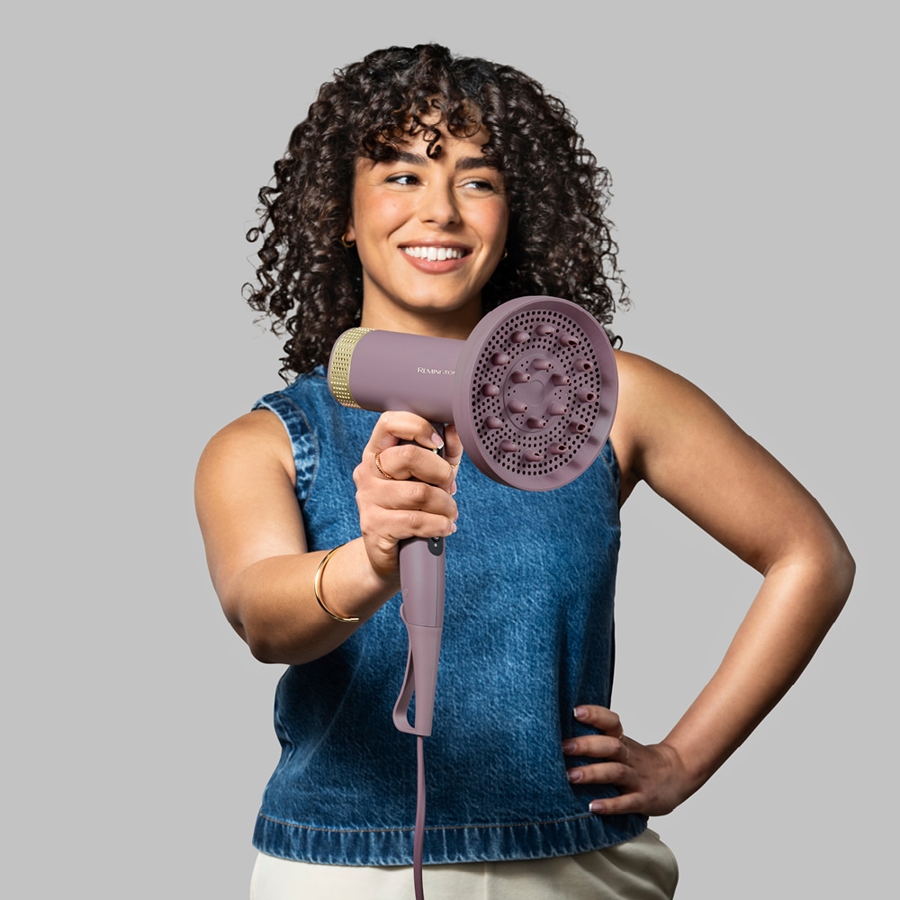 Remington Haartrockner »AIRviveDigital Haartrockner (EC8930)« 1.600 W 2 Aufsätze Digital Motor, Ionic Air, Anti-Frizz, 12 Heiz-&Geschwindigkeitsstufen