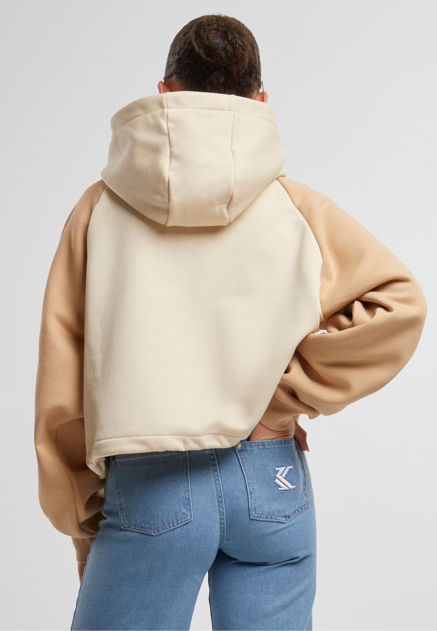Karl Kani Kapuzenpullover »Karl Kani Damen KW224-005-2 KK Serif Crop Raglan Hoodie«, (1 tlg.)