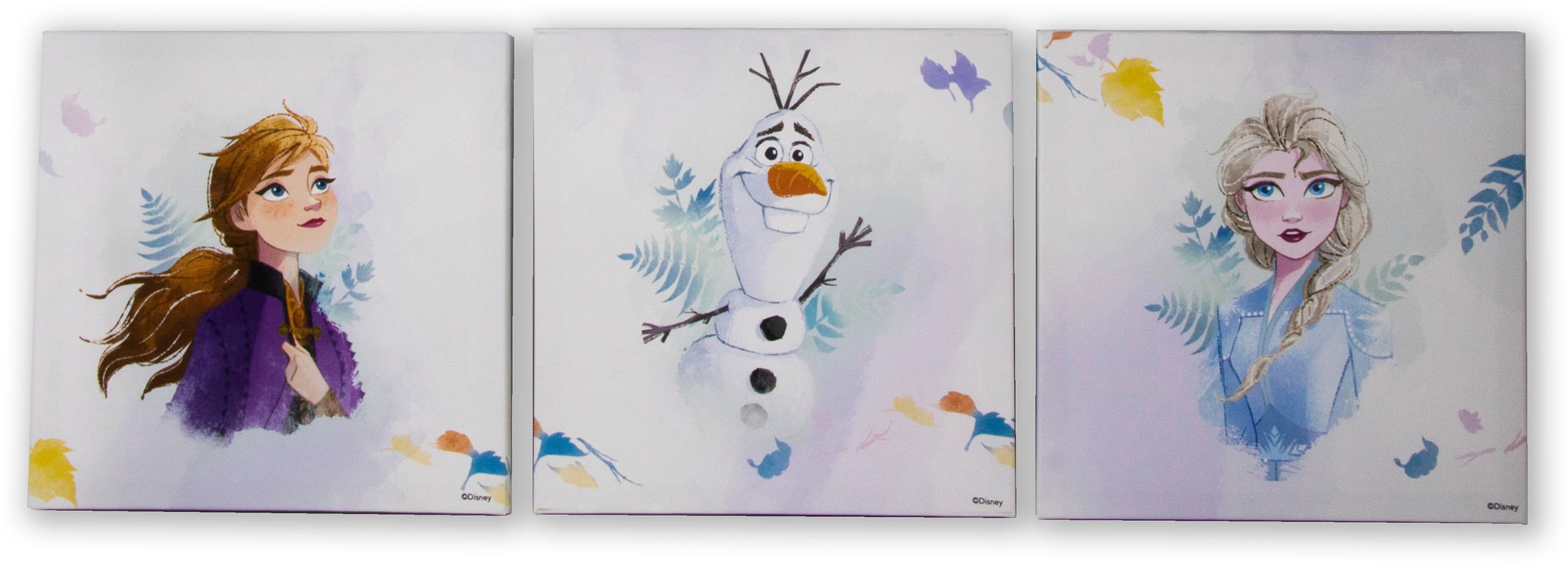 (Set, 2«, St.) kaufen 3 BAUR Leinwandbild Disney »Frozen |