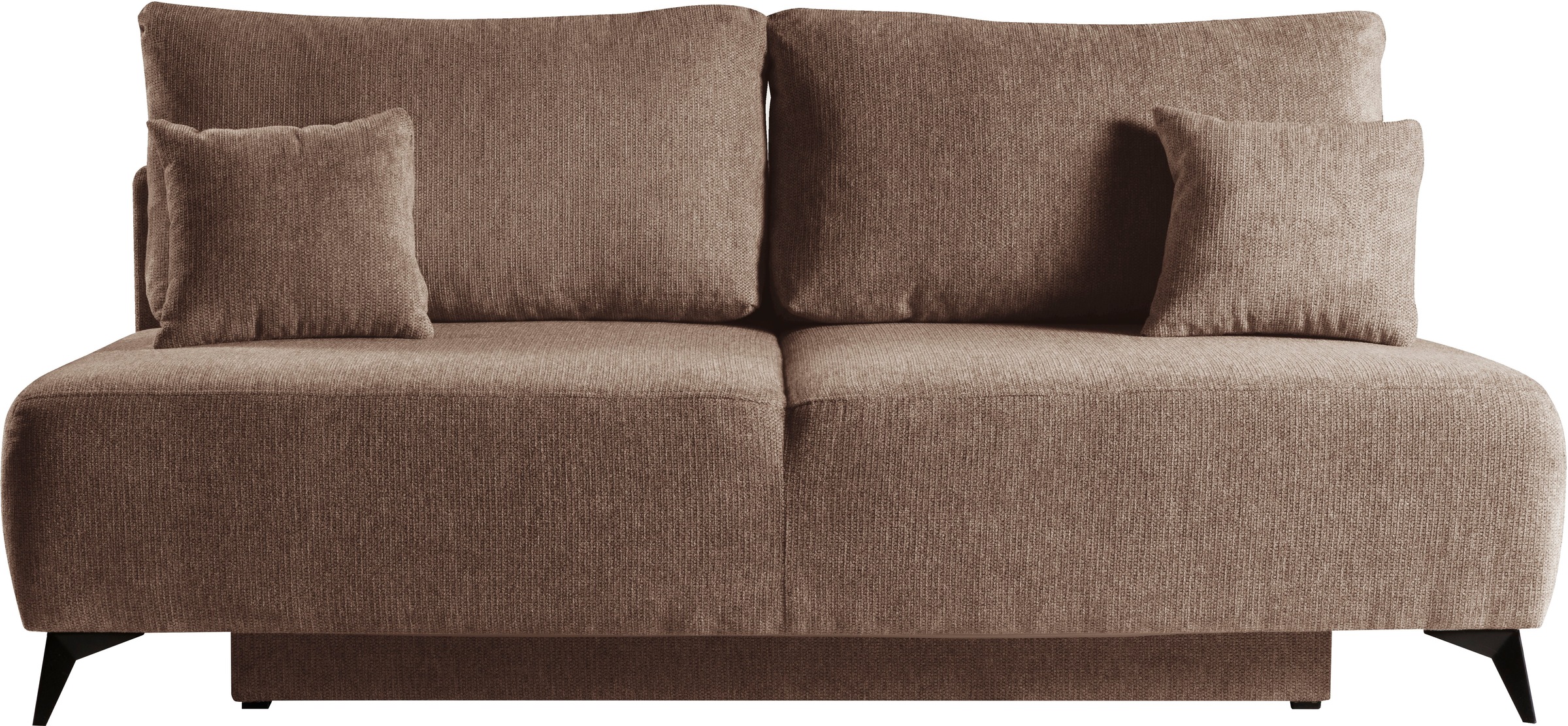 WERK2 Schlafsofa »Valerie mit Komfortsitz- und Liegehöhe, Breite 200cm,«, bequemes 2-Sitzer Schlafcouch mit Bettkasten