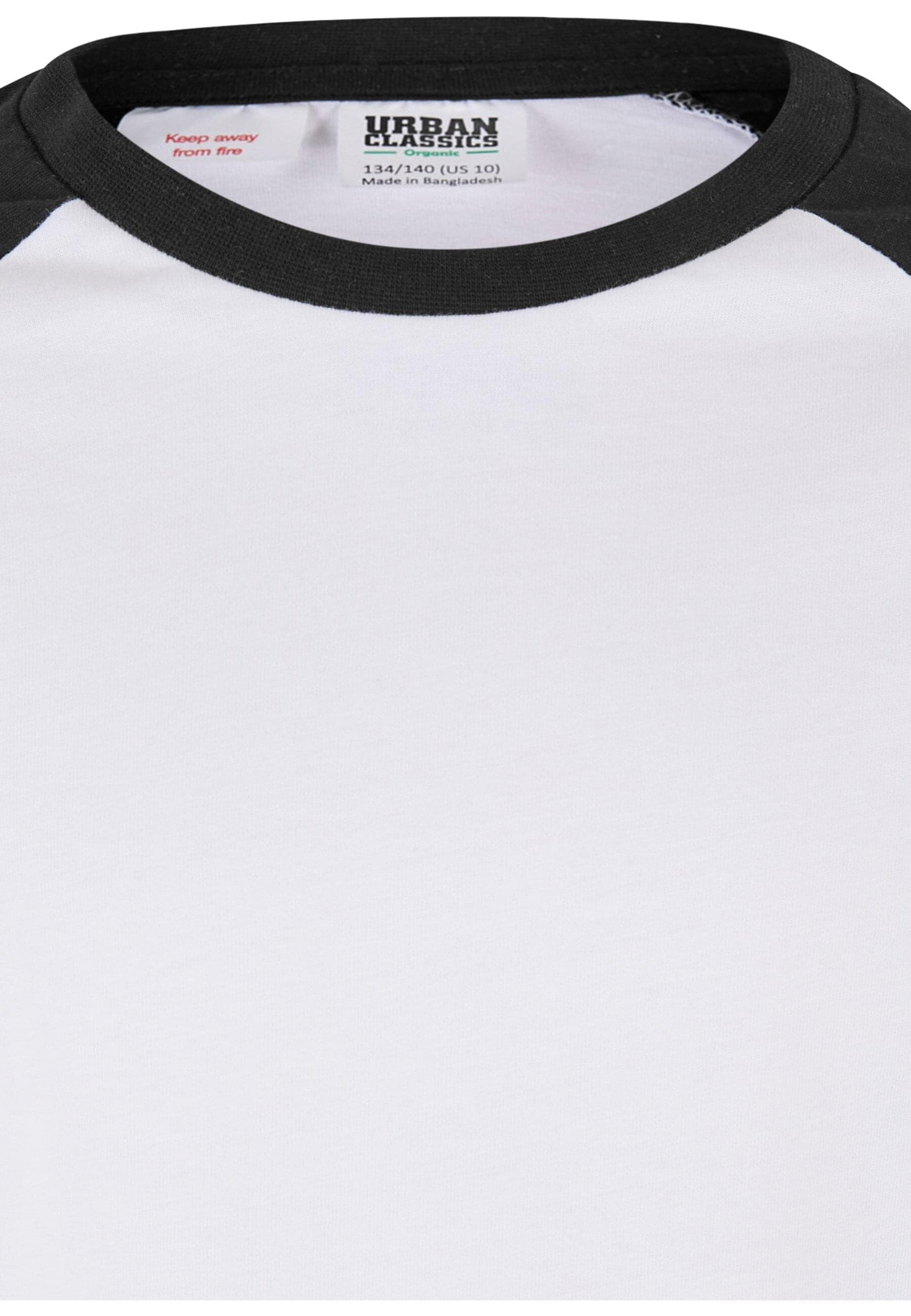 URBAN CLASSICS Longsleeve »Urban Classics Boys Organic Oversized Raglan Longsleeve 2-Pack«, (1 tlg.)
