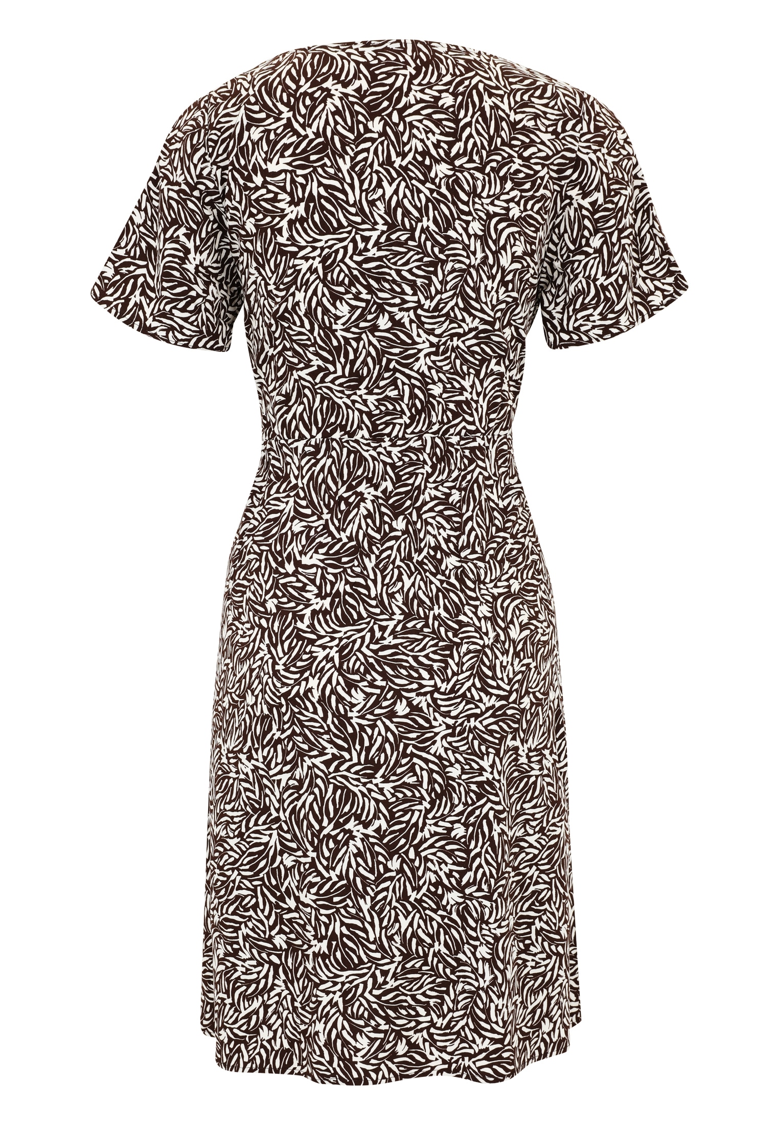 Zero Sommerkleid »zero Sommerkleid Allover-Muster«, Knopfleiste