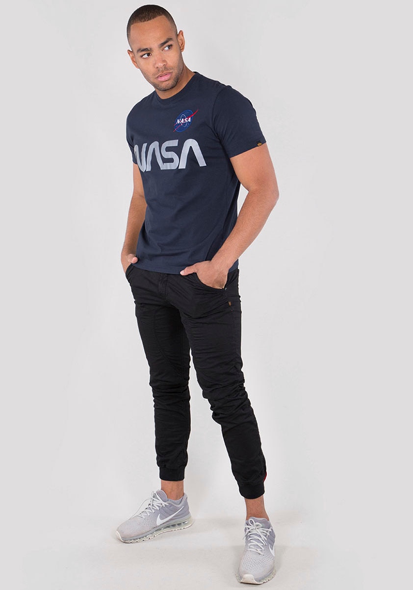 Alpha Industries Rundhalsshirt »Nasa Reflective Tee«