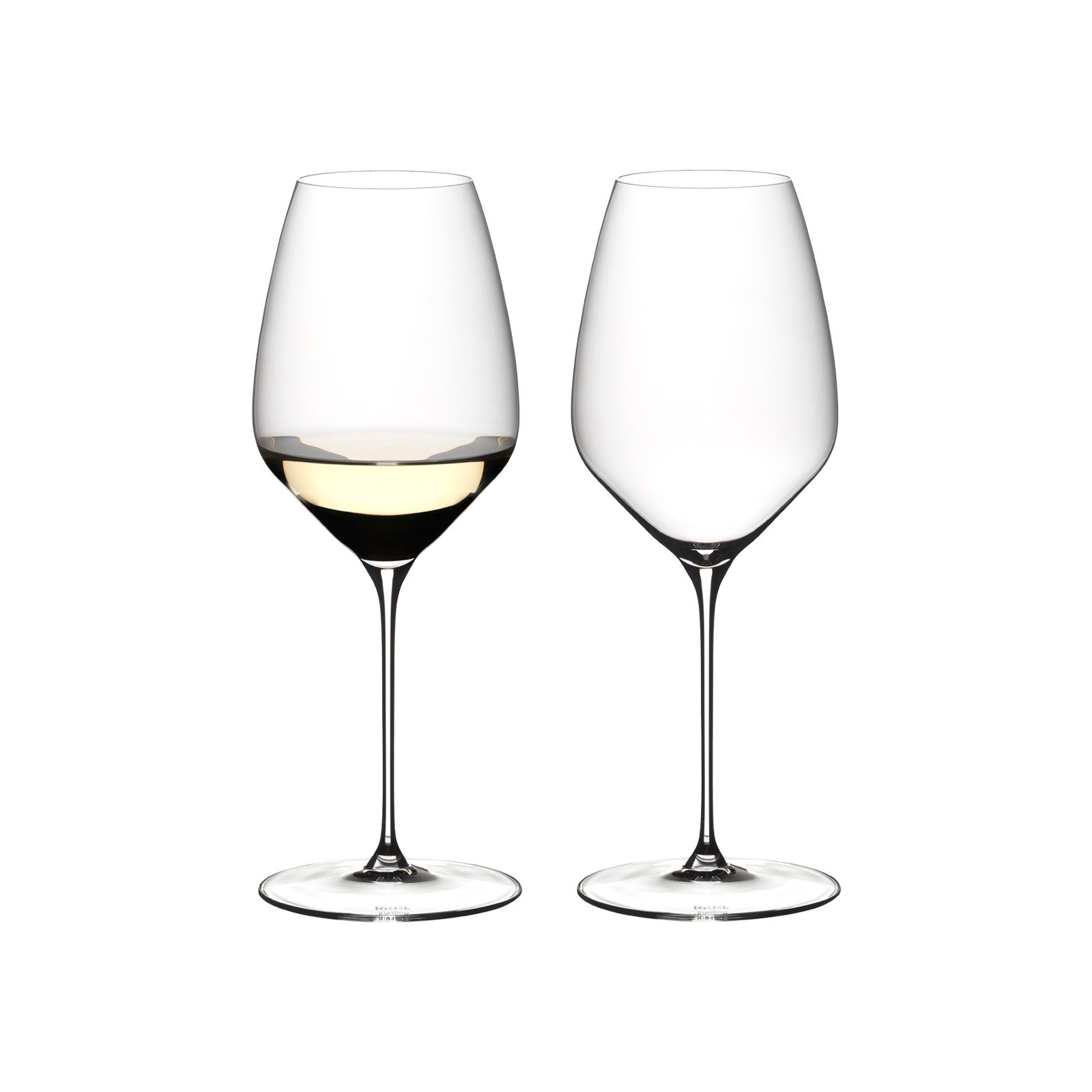 Weißweinglas "Riesling Glas Veloce 570 ml 2er Set transparent", Ø 9,2cm x 24,7cm, 570ml, 2 tlg., bunt, RIEDEL THE WINE GLASS COMPANY, Trinkgefäße,