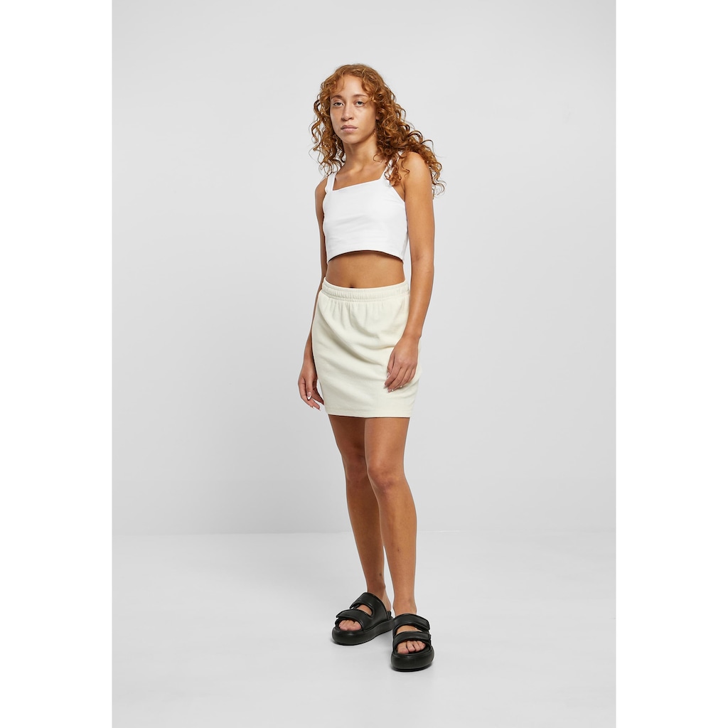 URBAN CLASSICS Sommerrock »Urban Classics Damen Ladies Towel Mini Skirt«, (1 tlg.)