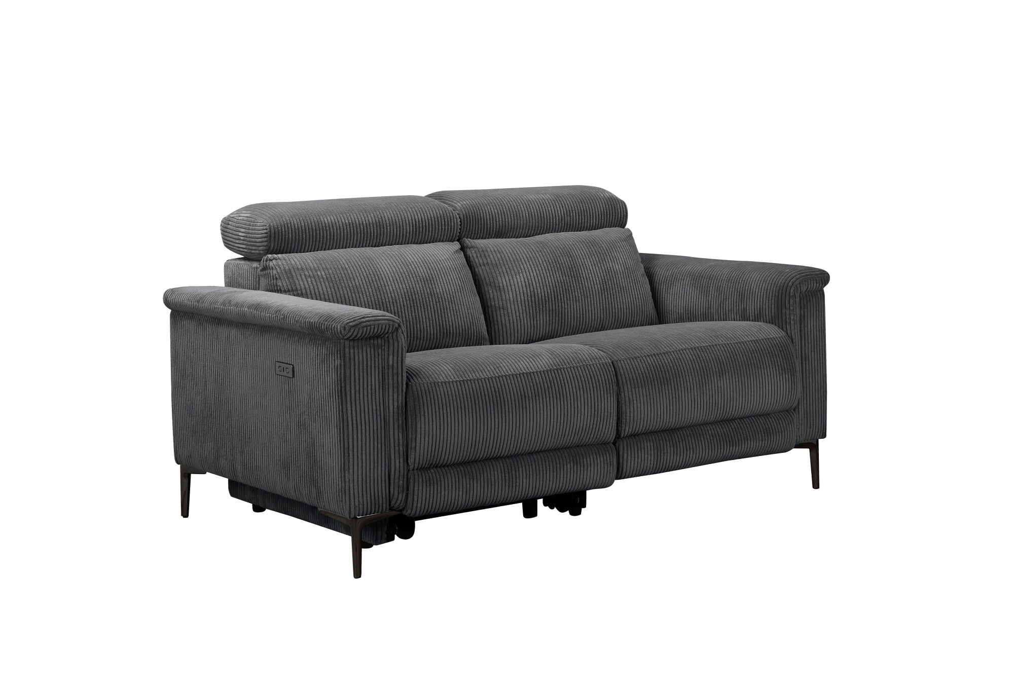 Places of Style 2-Sitzer »Lund in Cord, mit manueller o. elektrischer«, Relaxfunktion, USB-A, Kopfteilverstellung, Breite 160 cm