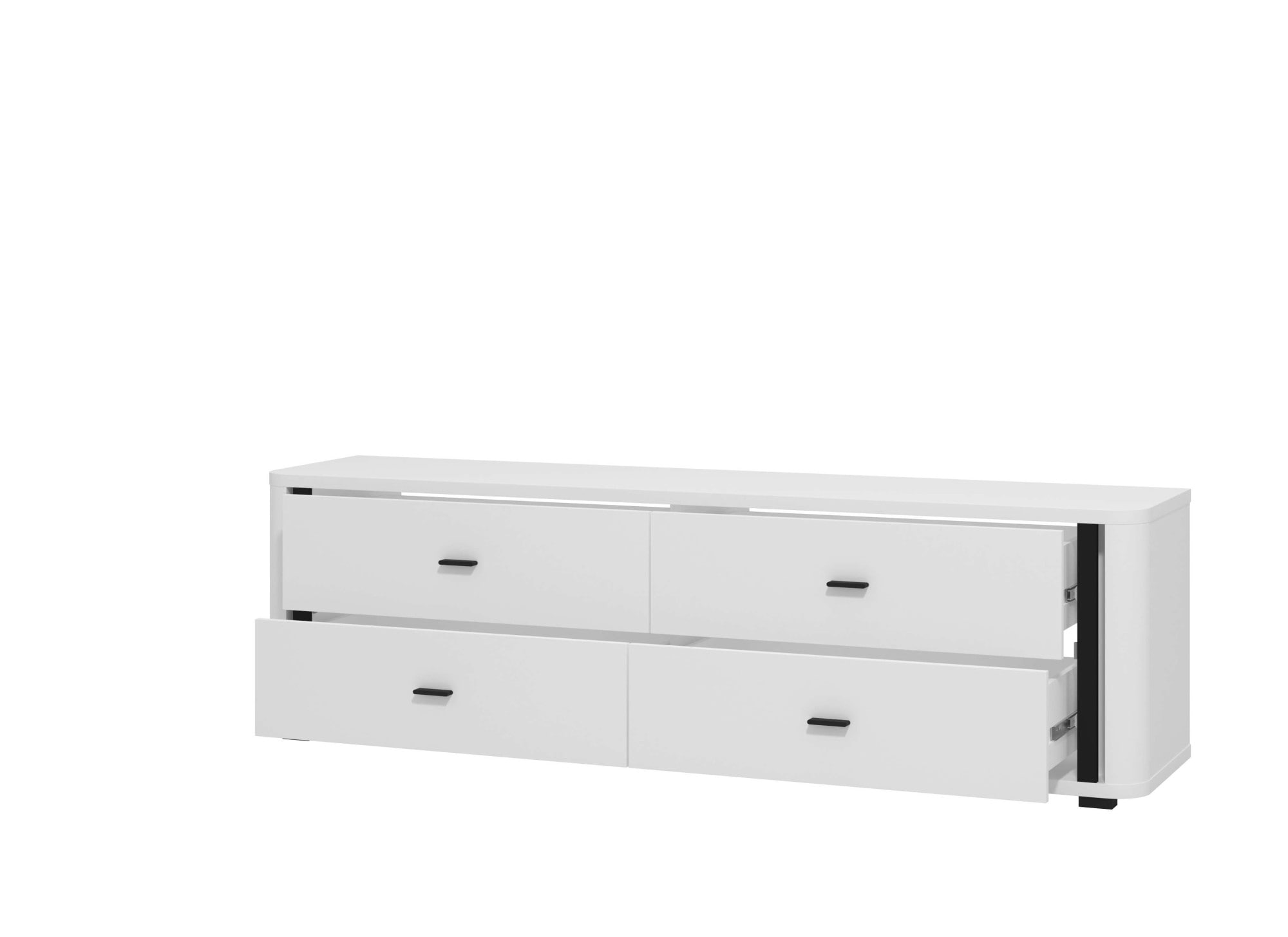 INOSIGN TV-Bank »York, TV-Kommode, TV-Schrank, TV-Bank«, mit 4 geräumigen Schubladen, Breite 176,5 cm, wandmontage