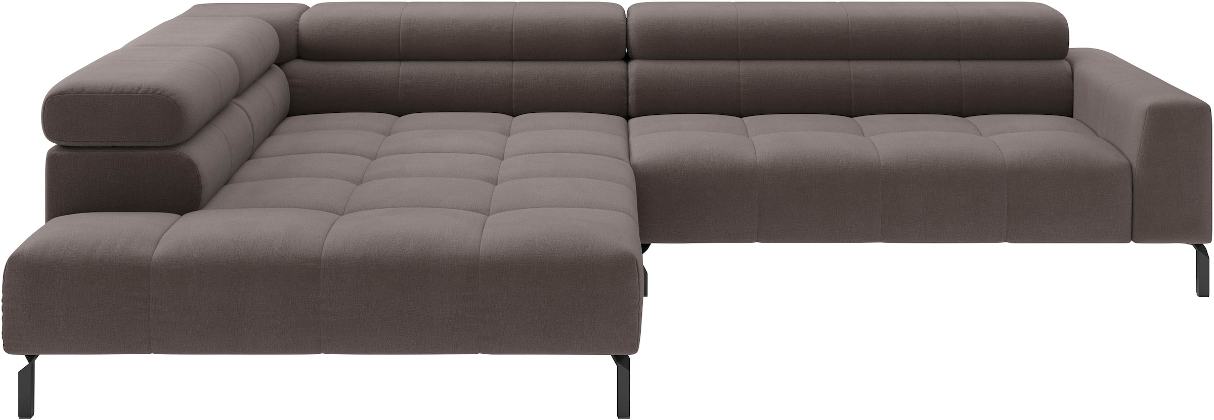 Home affaire Ecksofa "Claya, 311 cm breit, L-Form, inkl. Kopfteilverstellung" wahlweise elektrischer Sitzvorzug