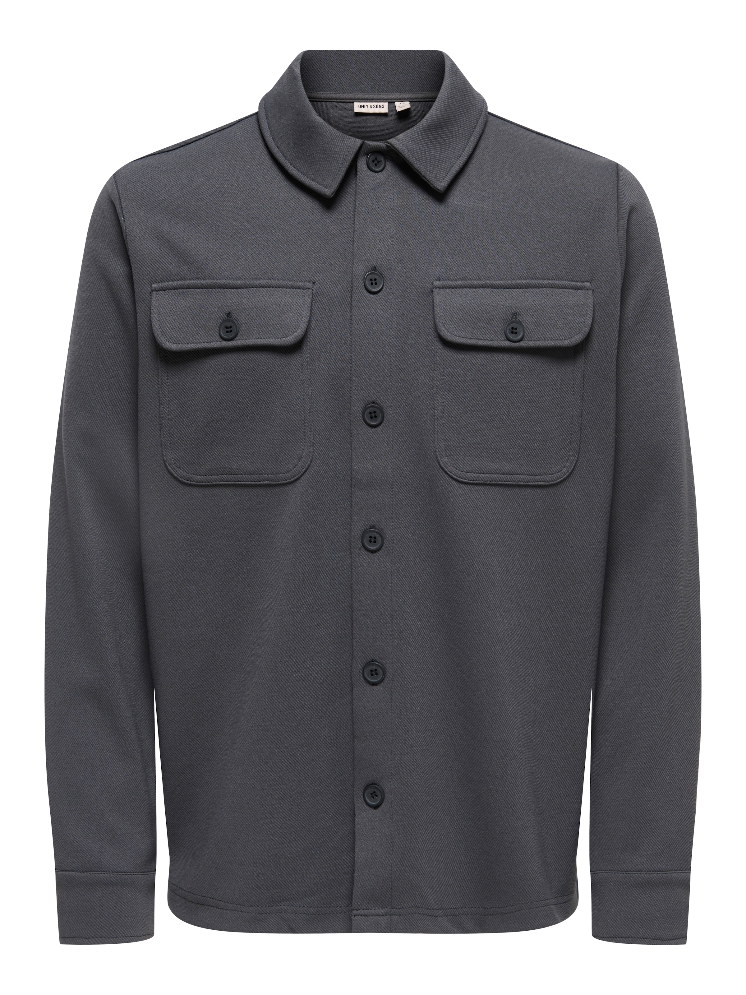 ONLY & SONS Langarmhemd "ONSNEWKODYL OVERSHIRT SWEAT NOOS" Materialmix, reg günstig online kaufen