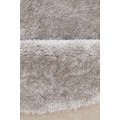 Home affaire Hochflor-Teppich »Malin«, rund, 43 mm Höhe, Shaggy, Uni Farben, leicht glänzend, besonders weich durch Microfaser, Wohnzimmer