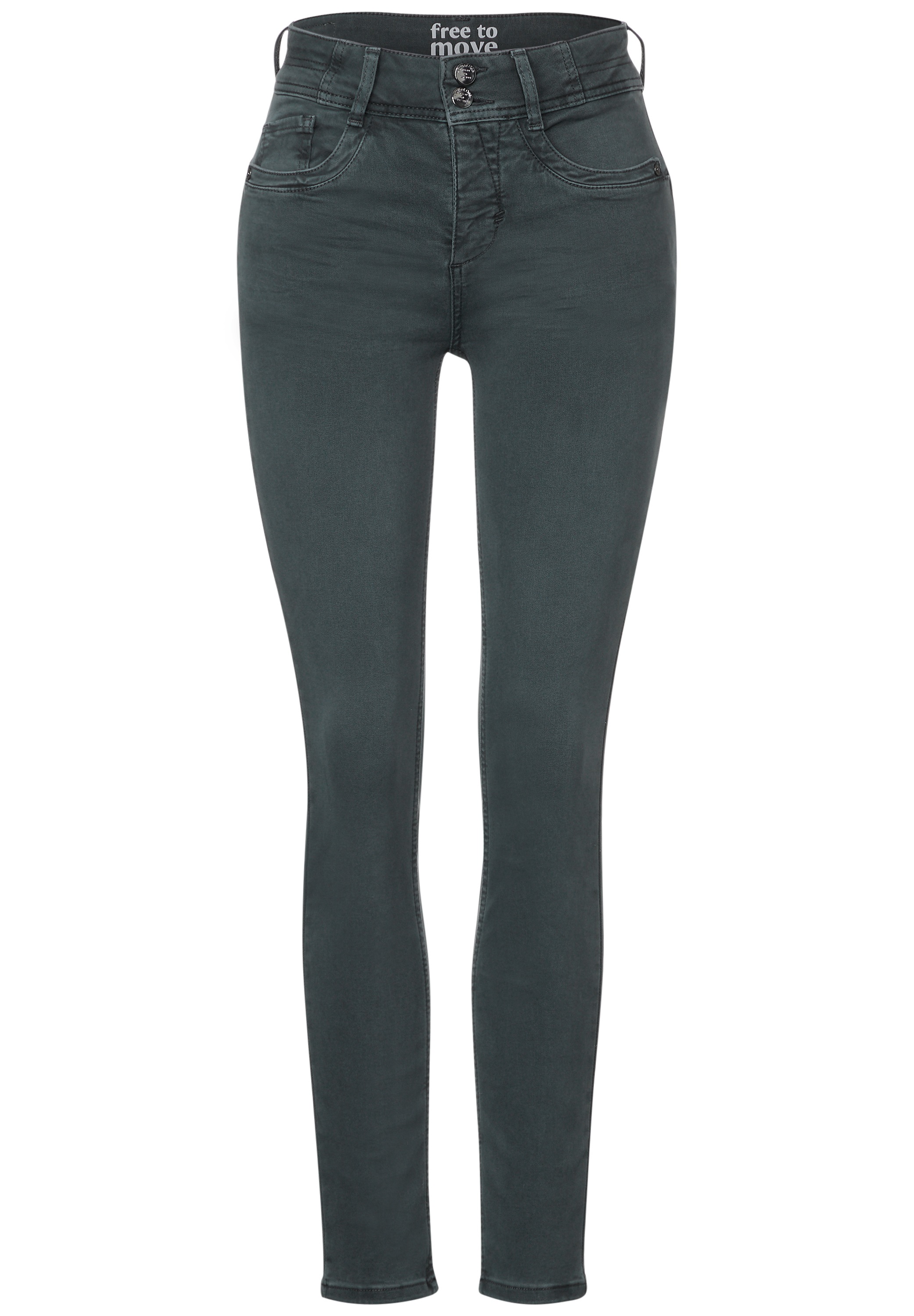 STREET ONE Loose-fit-Jeans, Middle Waist