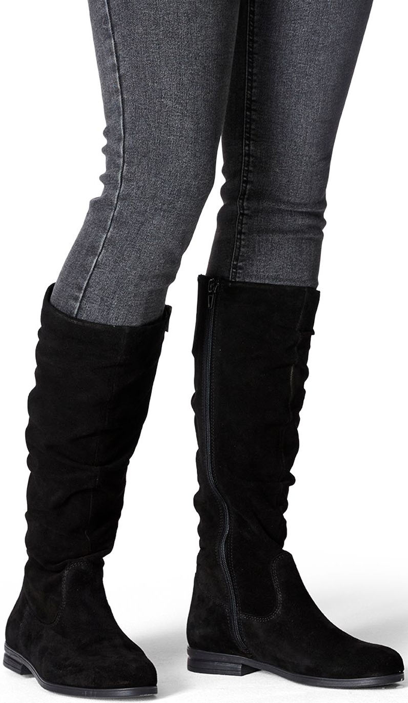 Thumbnail - Tamaris Stiefel mit modischen Faltungen am Schaft