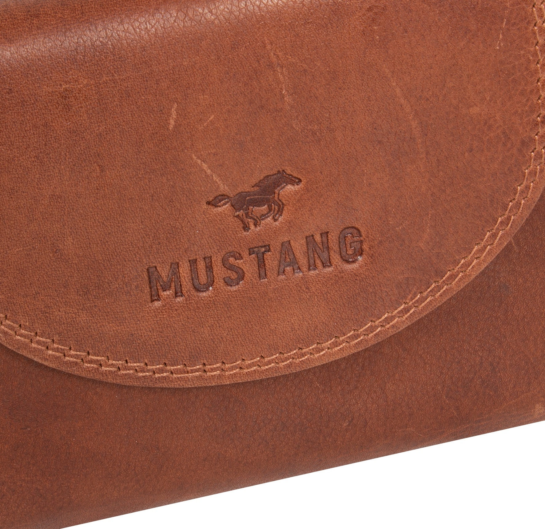 MUSTANG Geldbörse praktischen leather »Udine BAUR Format wallet opening«, | kaufen im top