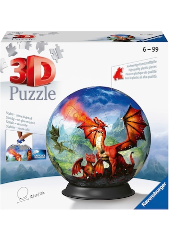 Puzzleball »Mystische Drachen«, Made in Europe; FSC®- schützt Wald - weltweit