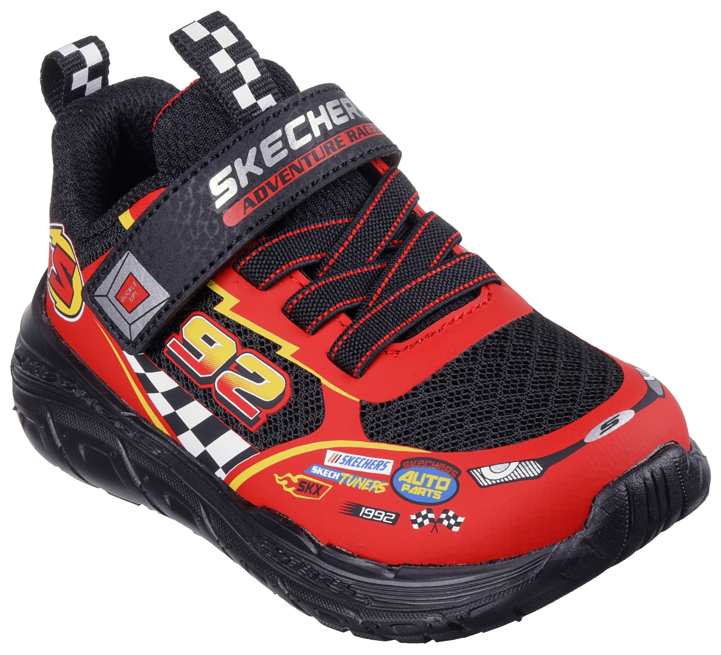 Skechers Lauflernschuh "SKECH TRACKS", Klettschuh, Sneaker, Kindergarten Schuh mit vielen coolen Prints