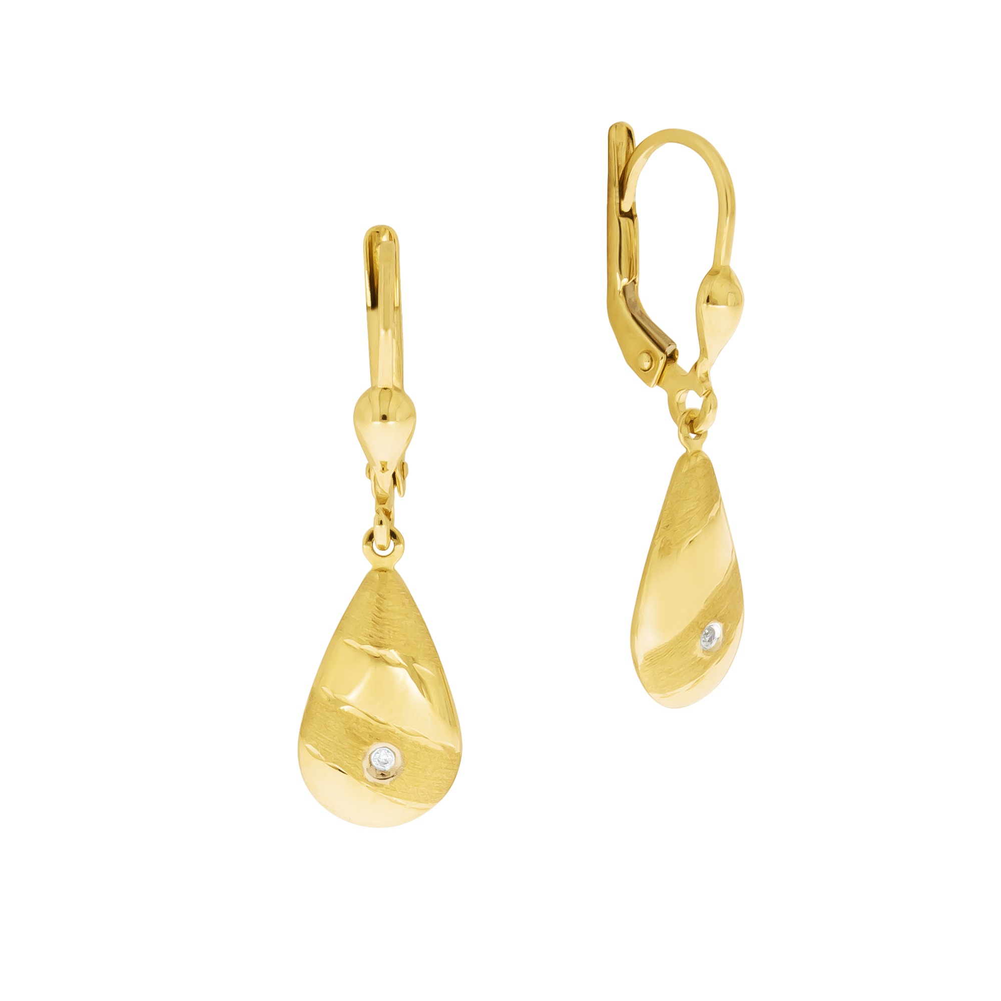 Diamonds by Ellen K. Paar Ohrhänger »375/- Gelbgold Diamant 0,01ct.« kaufen