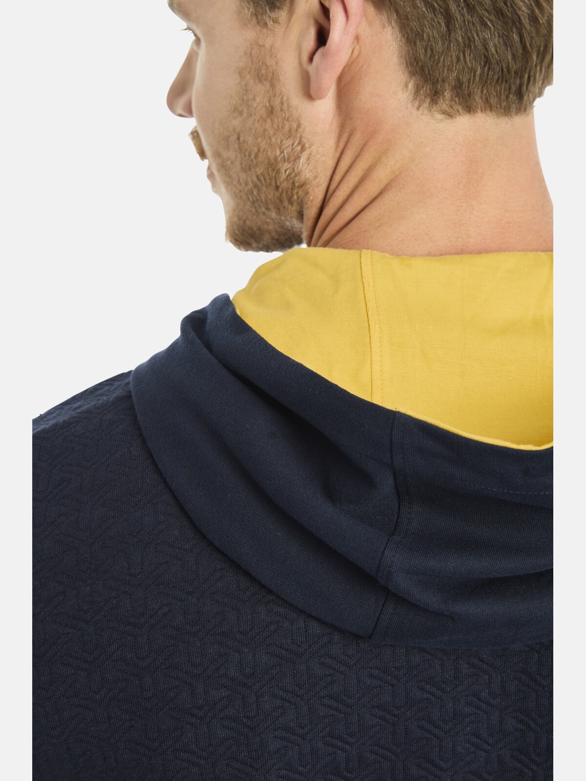 Jan Vanderstorm Kapuzensweatjacke »Sweatjacke DAGOMAR«, mit kontrastfarbener Kapuze