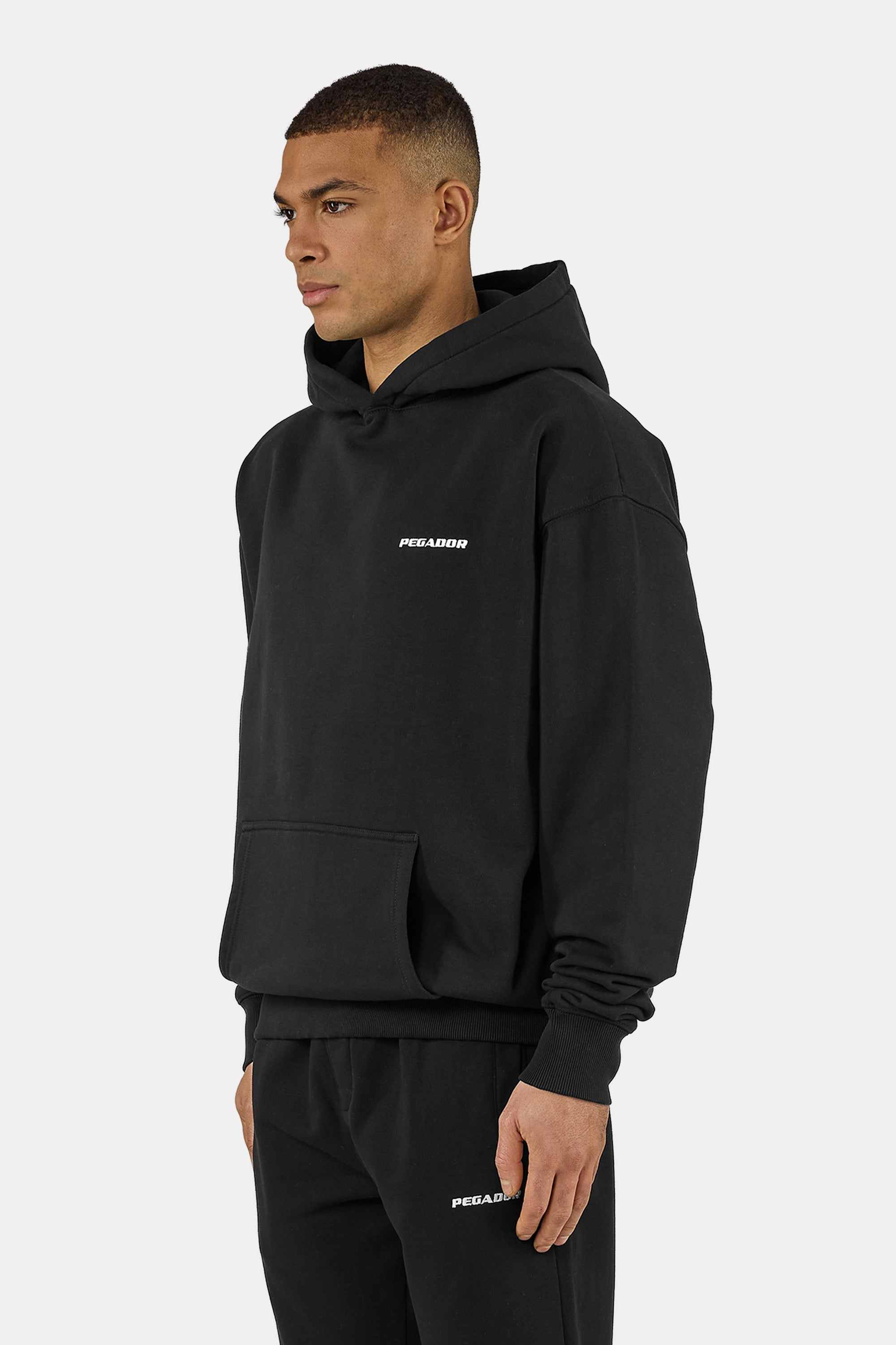 PEGADOR Kapuzensweatshirt "Logo Oversized Hoodie", Baumwollmischung, oversi günstig online kaufen