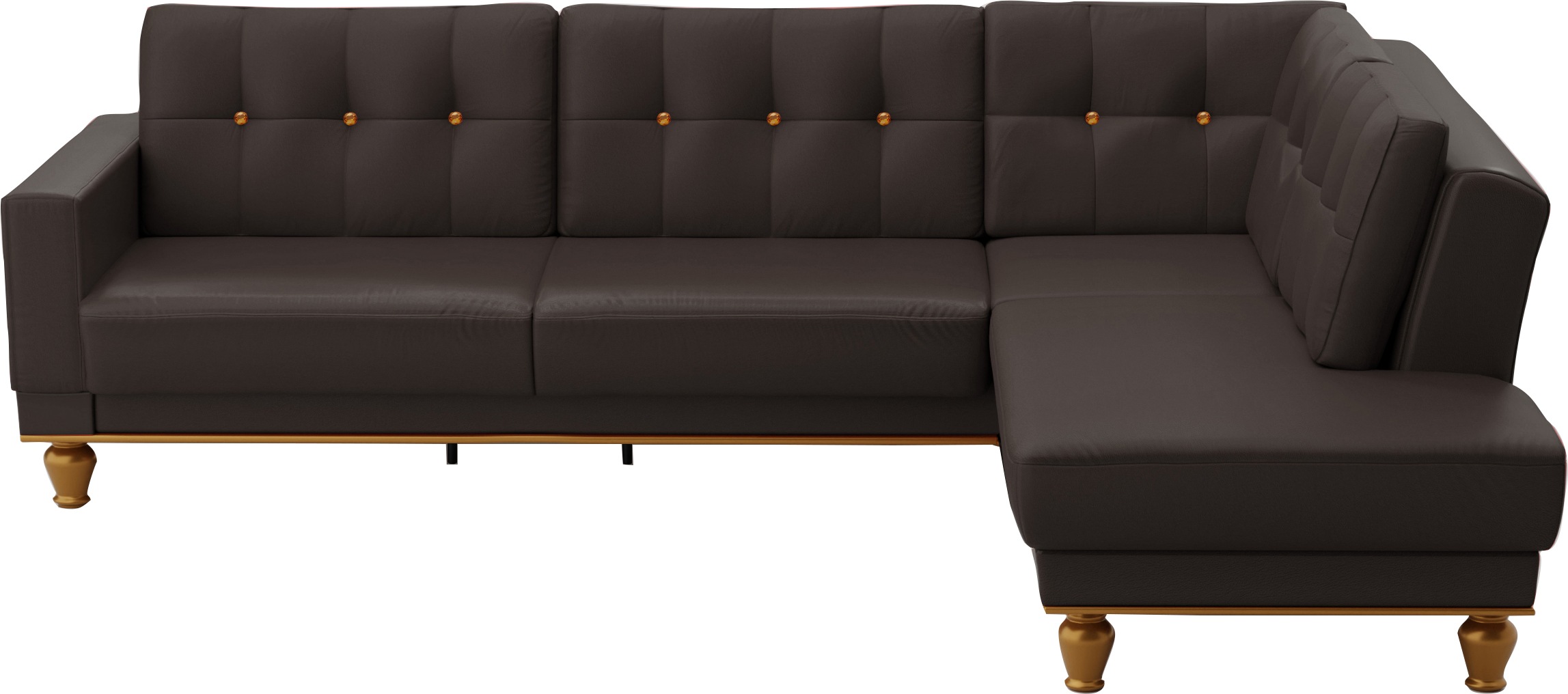 sit&more Ecksofa "Orient 5 L-Form" mit Strass-Stein, wahlweise mit Bettfunk günstig online kaufen