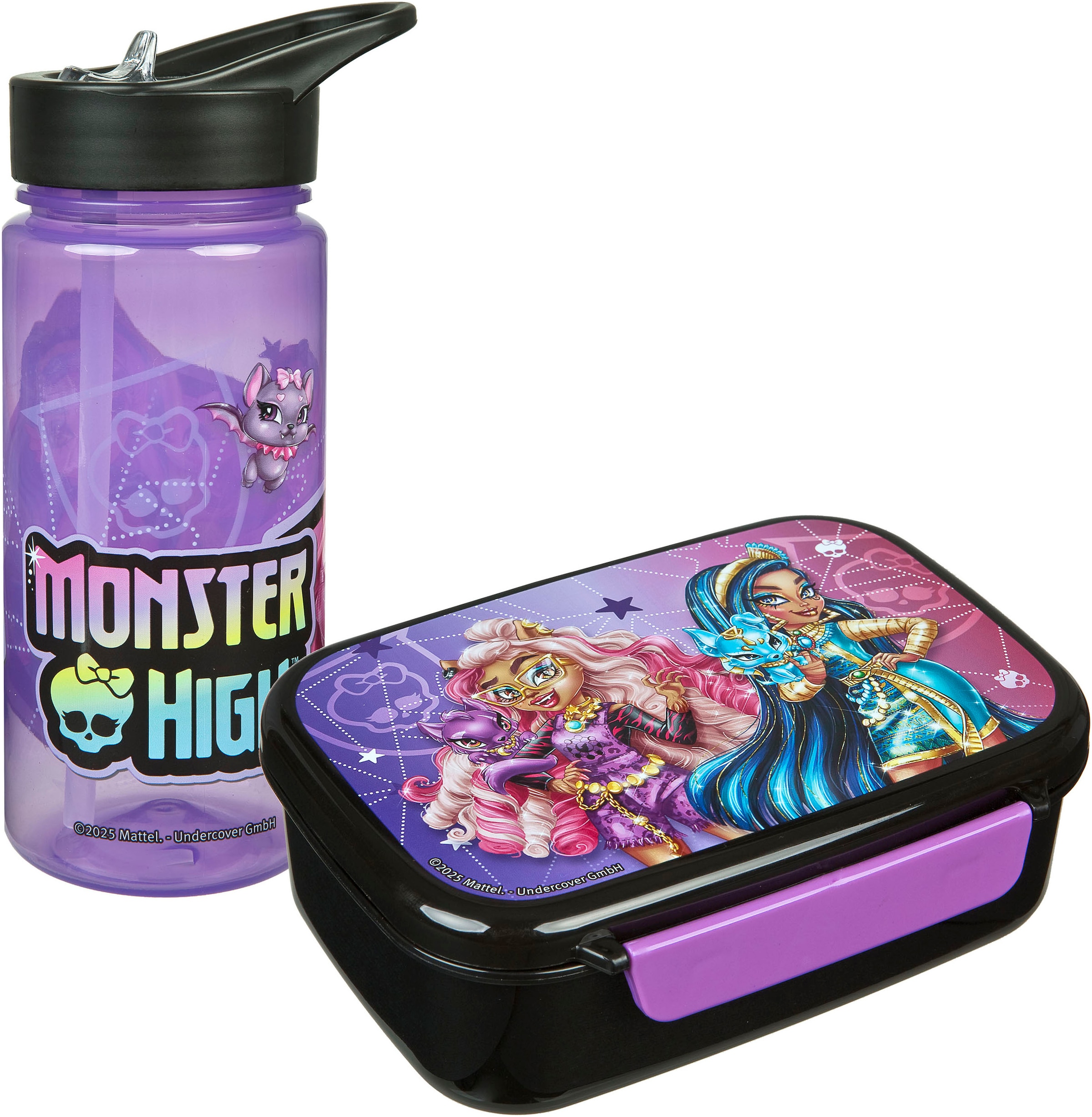 Scooli Lunchbox "Monster High" Set, 2 Stk. tlg. mit Trinkflasche günstig online kaufen