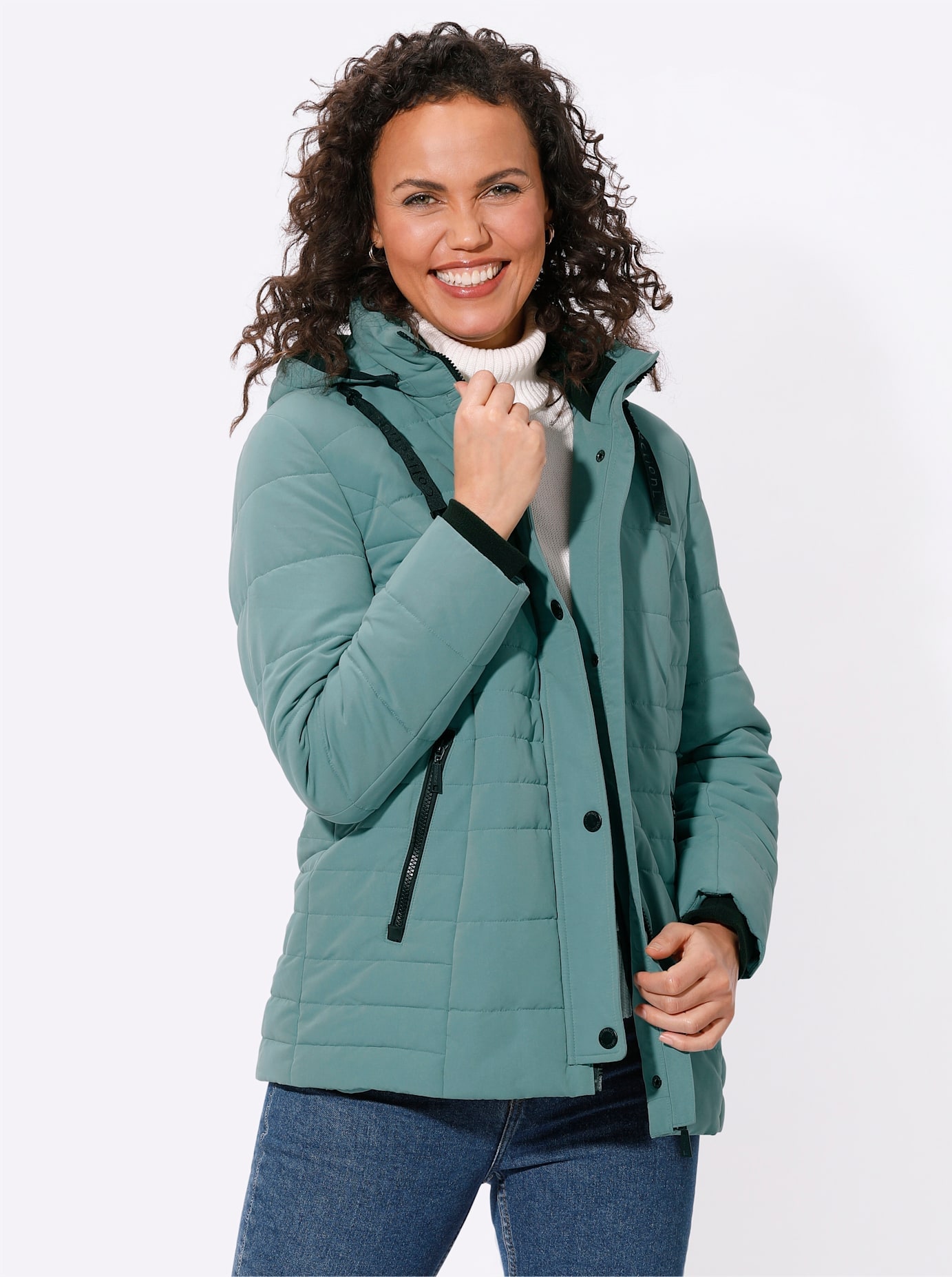 Casual Looks Steppjacke, mit Kapuze