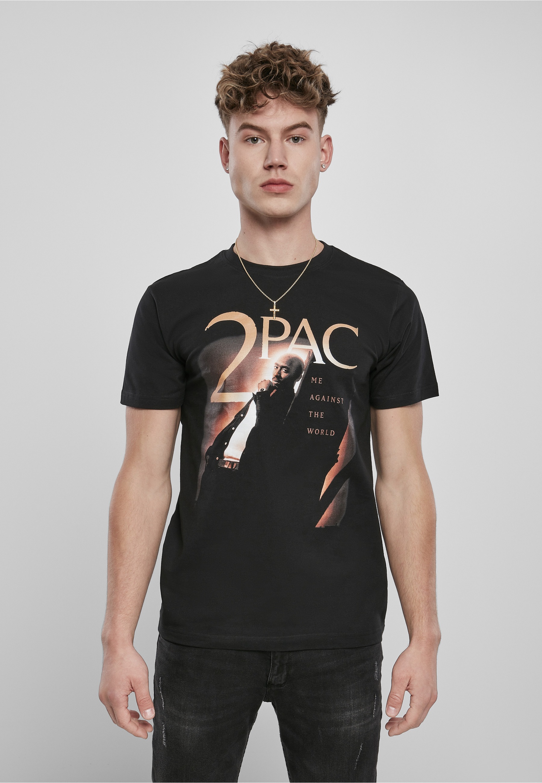 Merchcode T-Shirt »Merchcode Herren Tupac Me Against The World Cover Tee« 1 Stk.