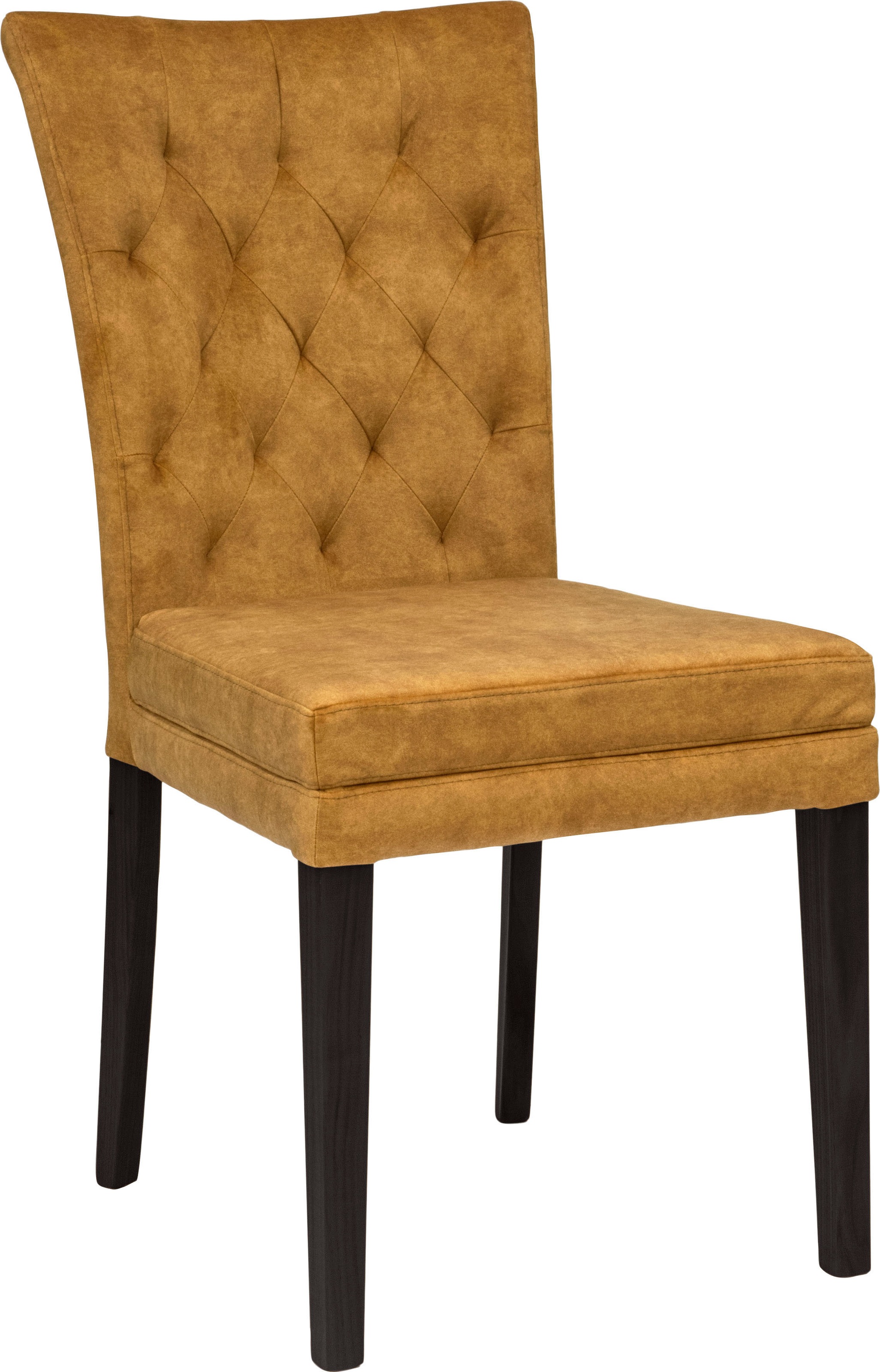 Home affaire 4-Fußstuhl "Colorado" (Set) 2 Stk. Samtvelours Beine aus Buche günstig online kaufen