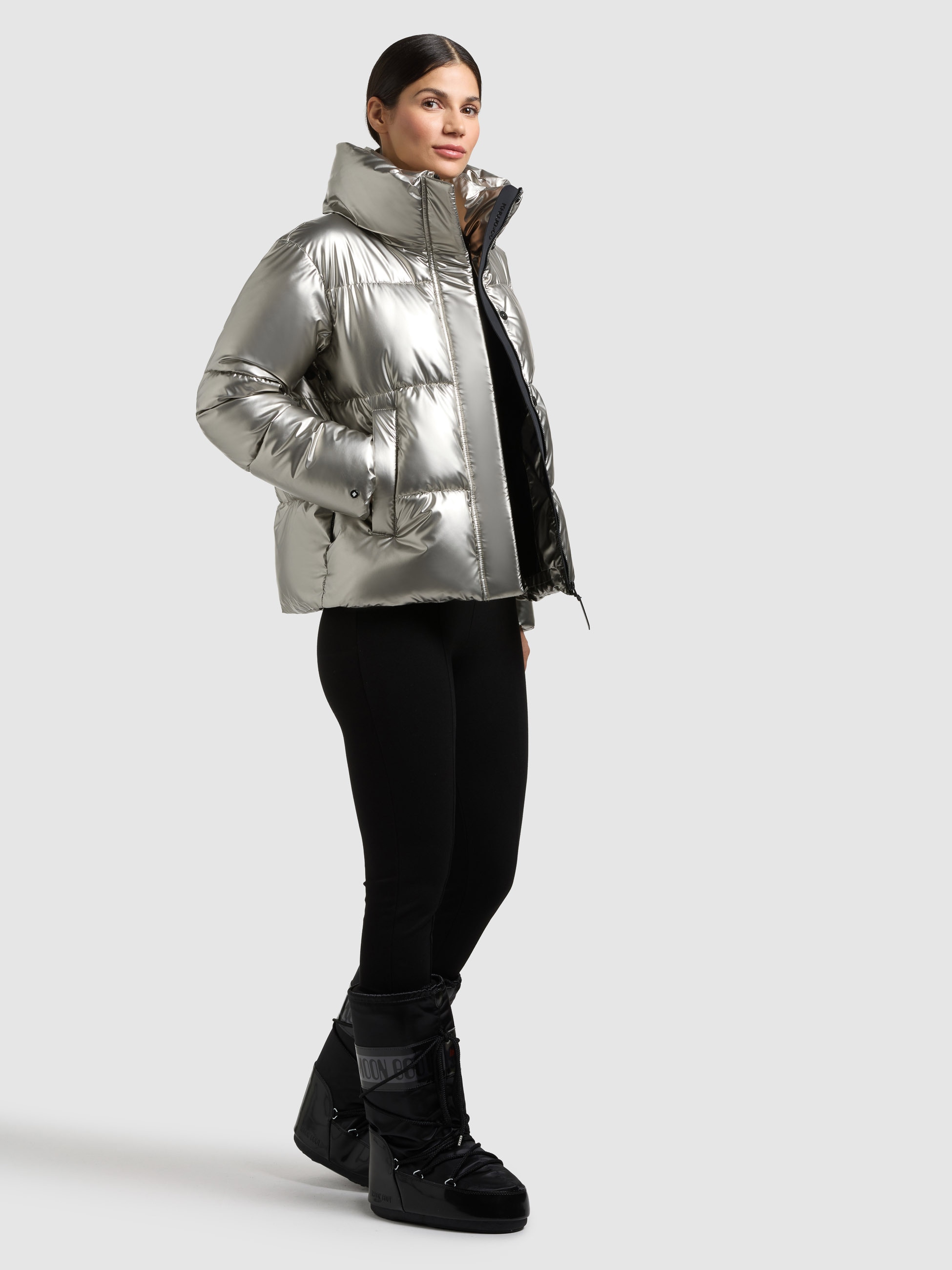 khujo Steppjacke »RINJA2 SHINY« ohne Kapuze