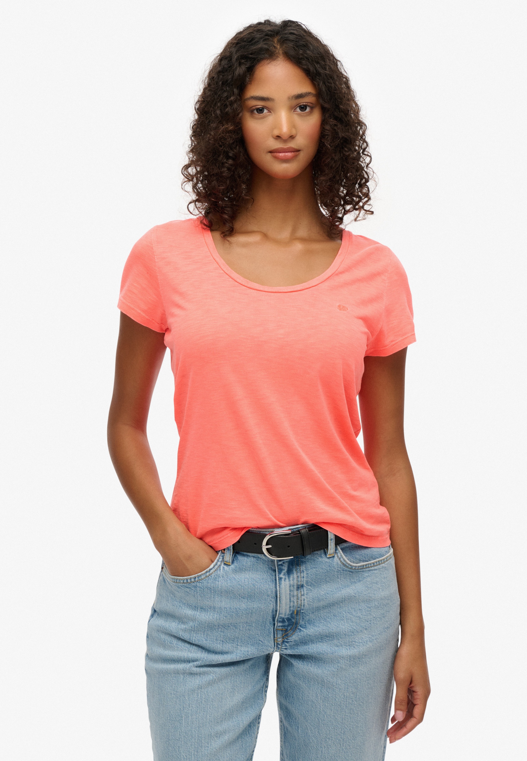 Superdry T-Shirt "STUDIOS SCOOP NECK TEE" günstig online kaufen