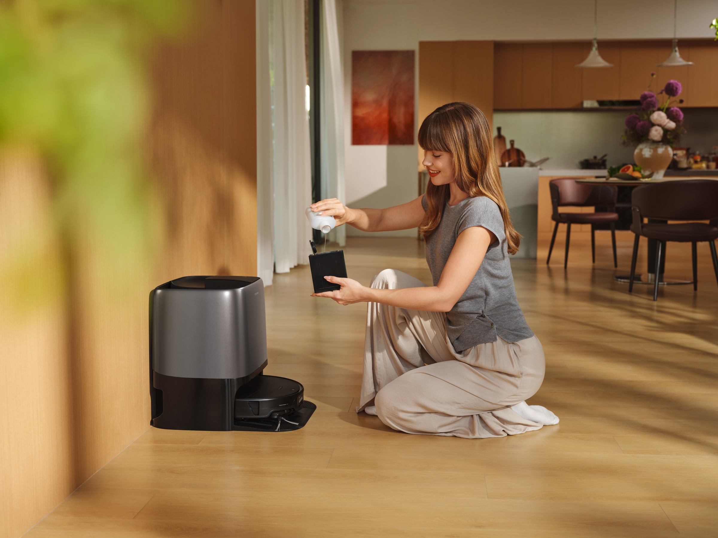 Roborock Nass-Trocken-Saugroboter »Saros 20 Neo« Dual Spinning Mops, FlexiArm™,  selbstreinigende Dockingstation