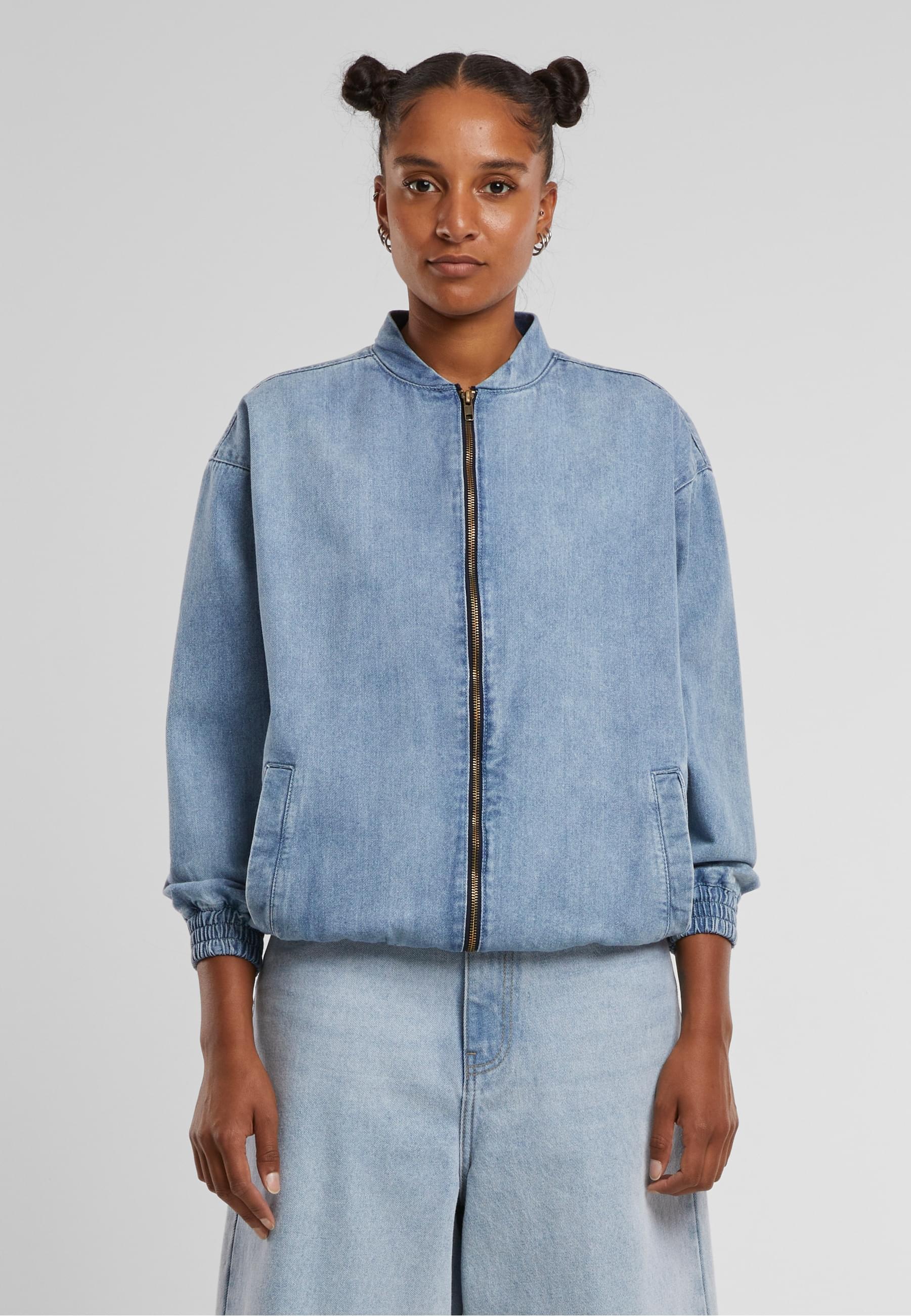 URBAN CLASSICS Jeansjacke »Urban Classics Ladies Oversized Skater Jacket« 1 Stk. tlg. ohne Kapuze