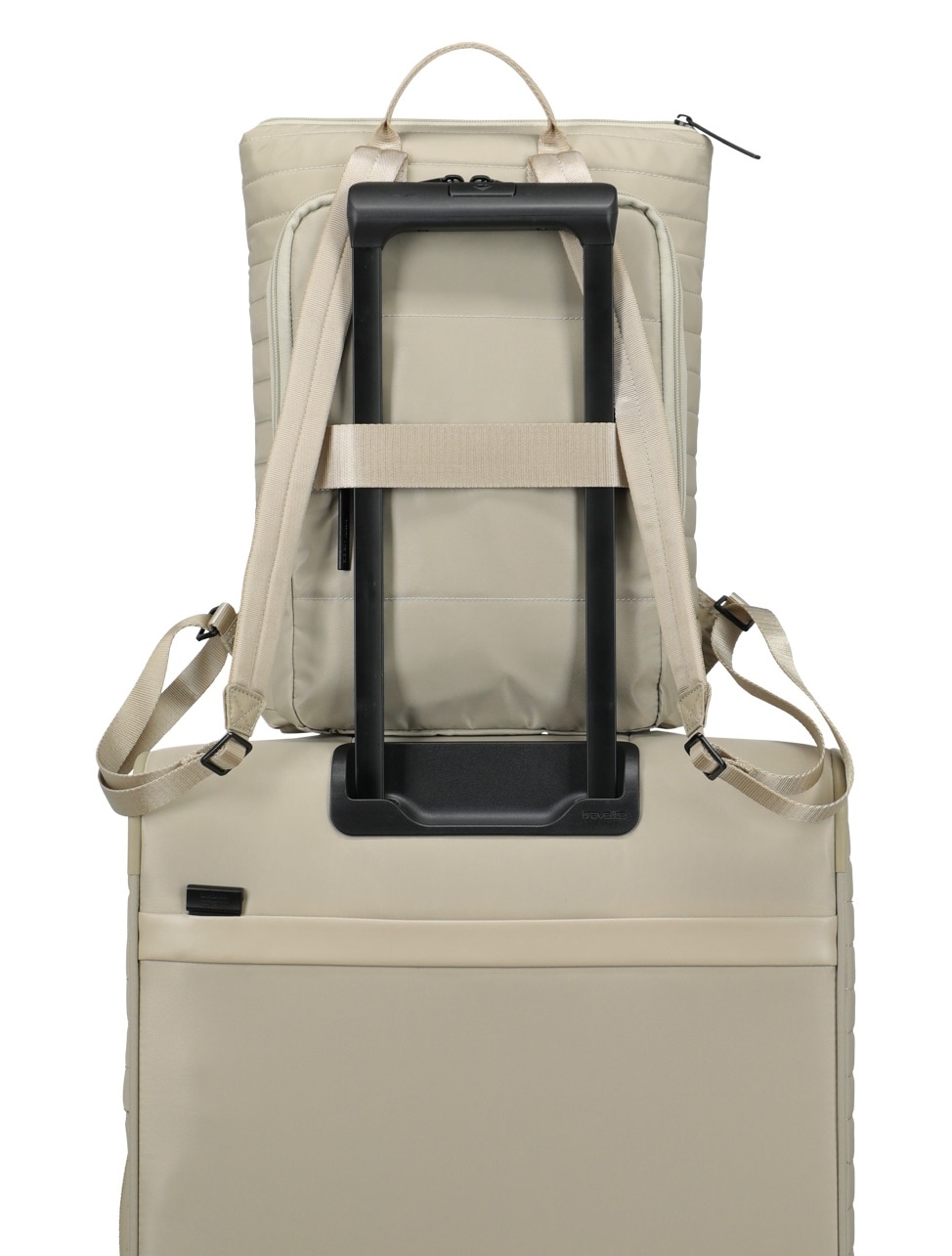 travelite Freizeitrucksack »BARBARA & travelite | BARBARA STEPP«, Safety-Reißverschlussfach Aufsteckfunktion