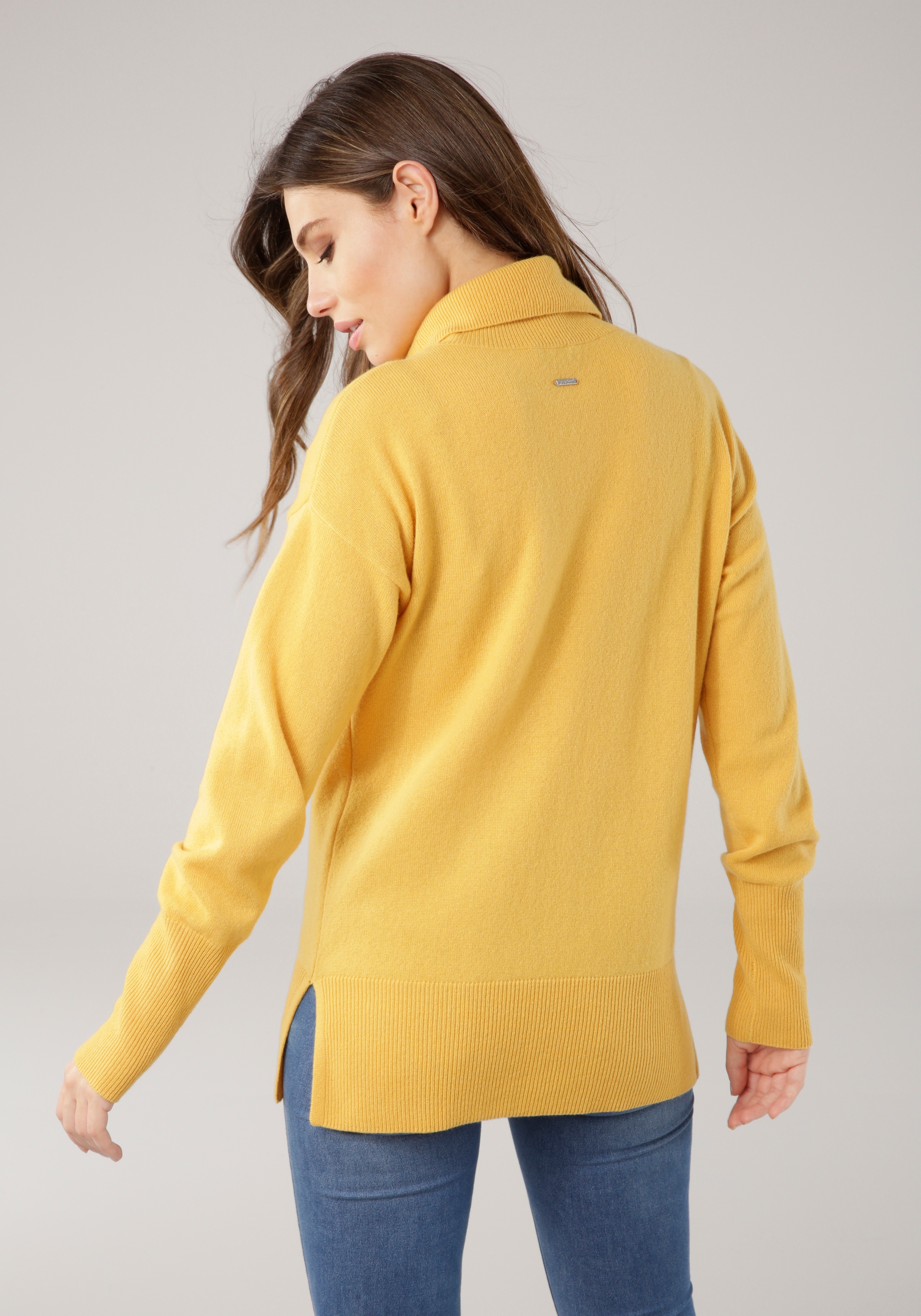 Thumbnail - Laura Scott Rollkragenpullover, aus reinem Kaschmir