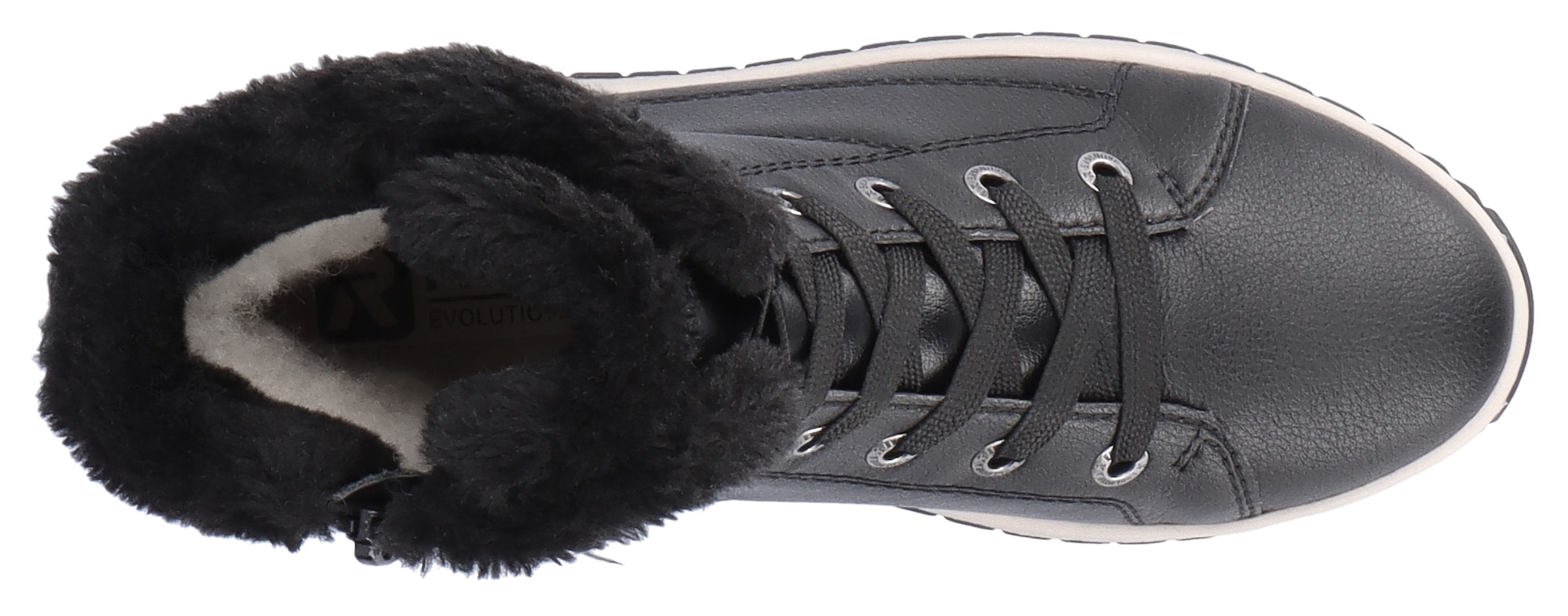 Rieker EVOLUTION Winterboots, Schnürboots, Stiefelette mit praktischem Innenreißverschluss
