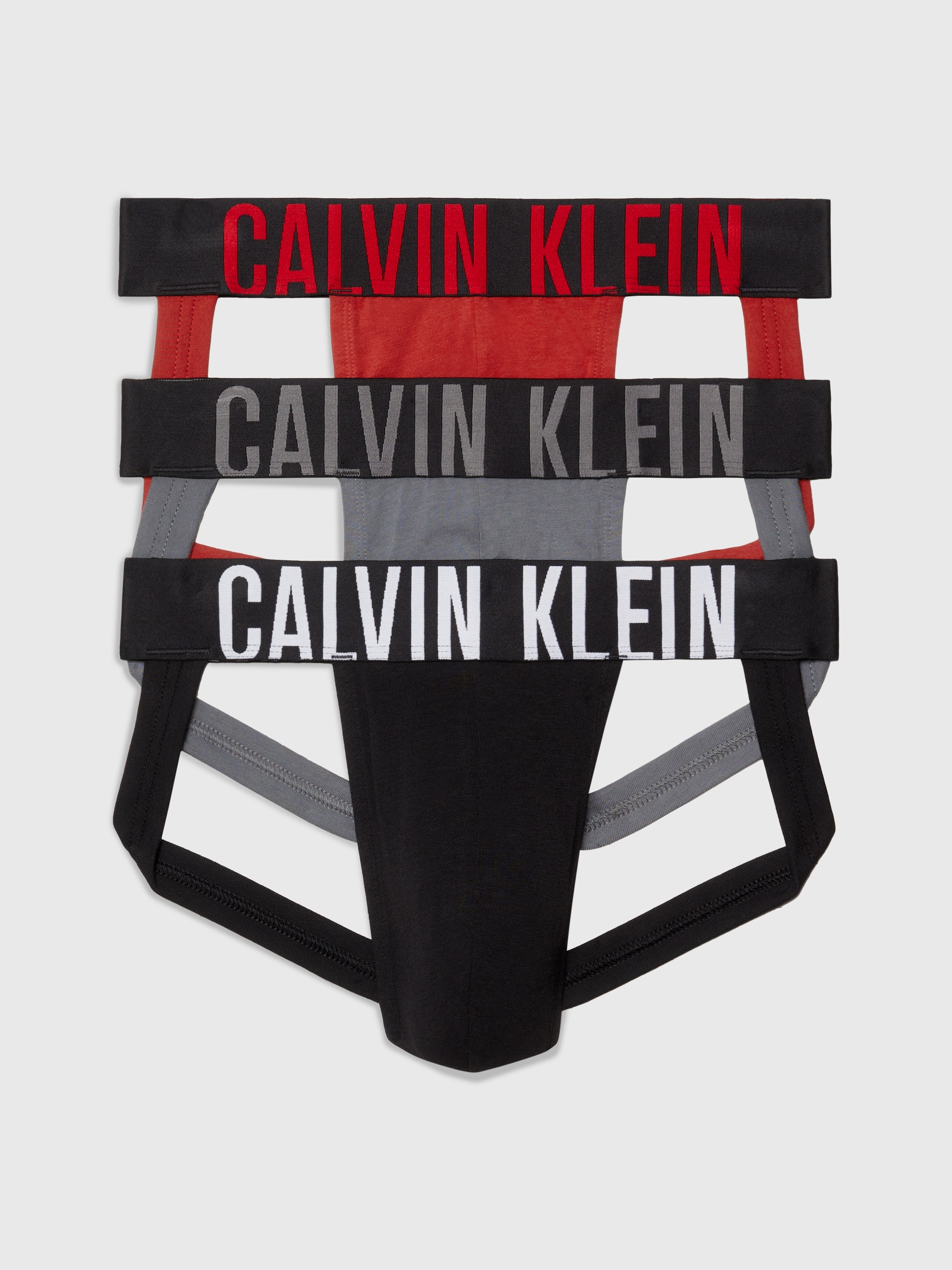 Calvin Klein Underwear String »JOCK STRAP 3PK«, (Packung, 3 St., 3er), mit Logo-Stretchbund