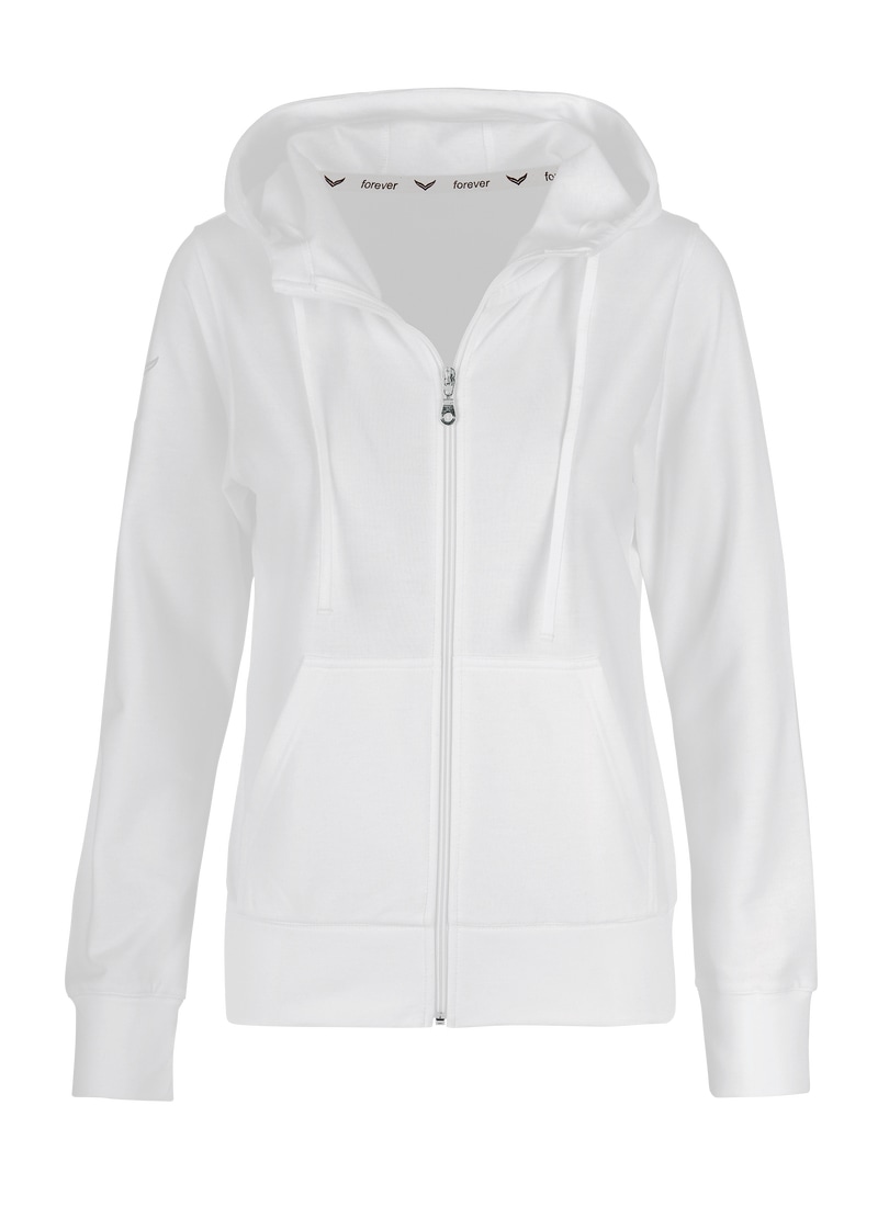 Trigema Sweatjacke "TRIGEMA Kapuzenjacke" 1 Stk. tlg. günstig online kaufen