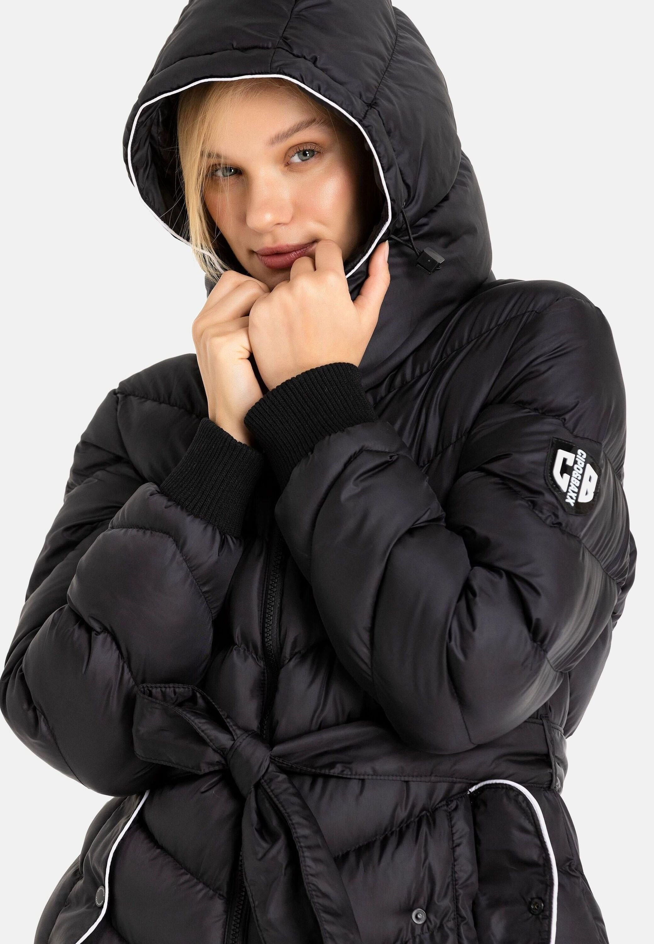 Cipo & Baxx Winterjacke »Jacken«, mit Kapuze, mit abnehmbarer Kapuze, WM135