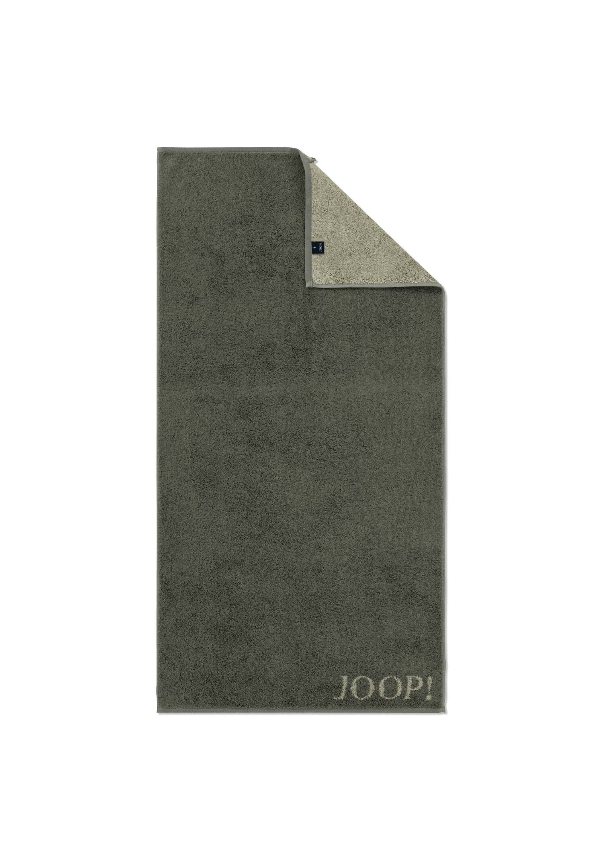 Duschtuch JOOP, B:80cmoliv, Obermaterial: 100% Baumwolle CO., Handtücher, "Duschtuch J Joop Contour 1er Pack"