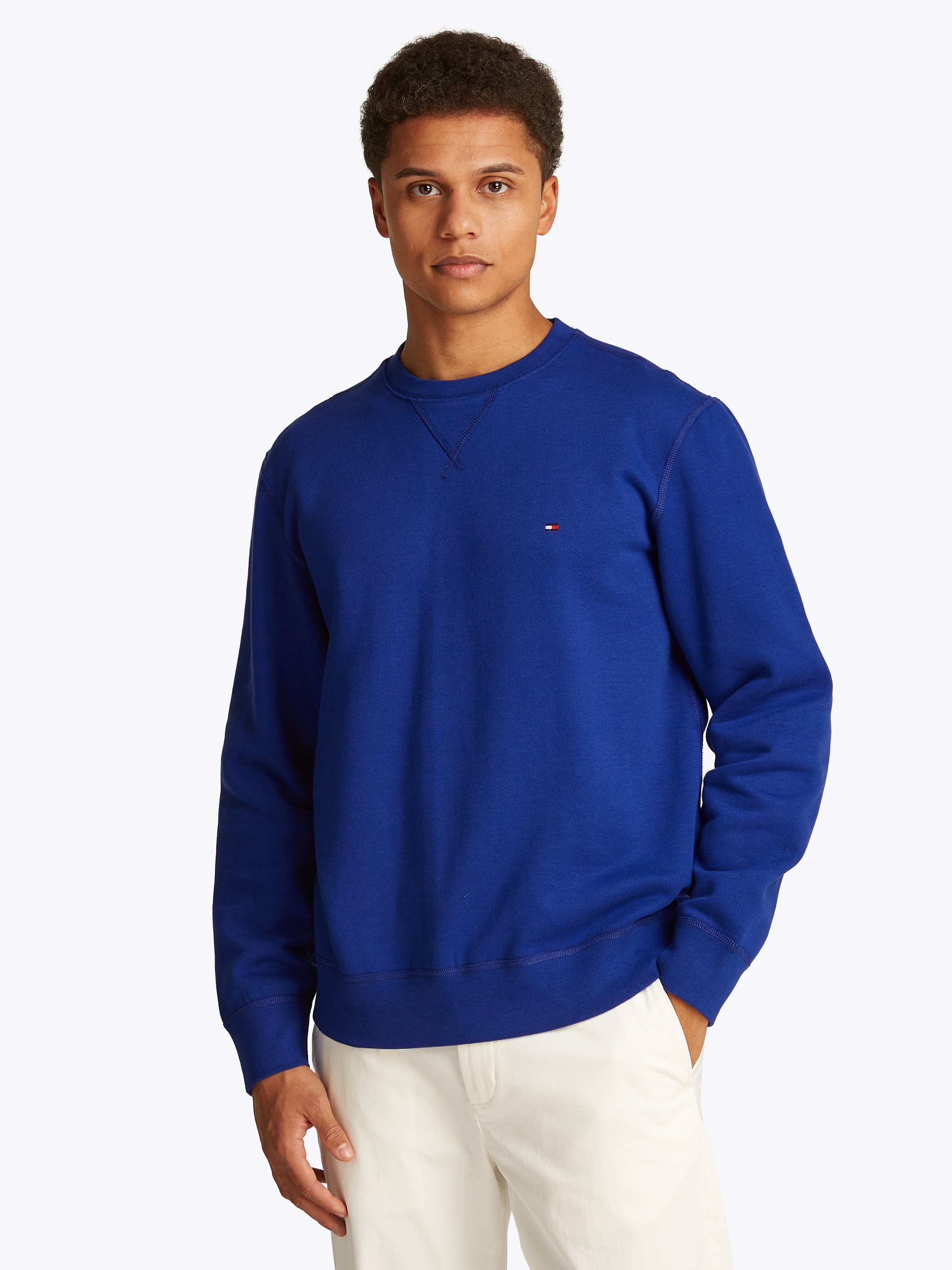 Tommy Hilfiger Sweatshirt "ESS SEASONAL FLEECE CREWNECK mit Rundhals und St günstig online kaufen