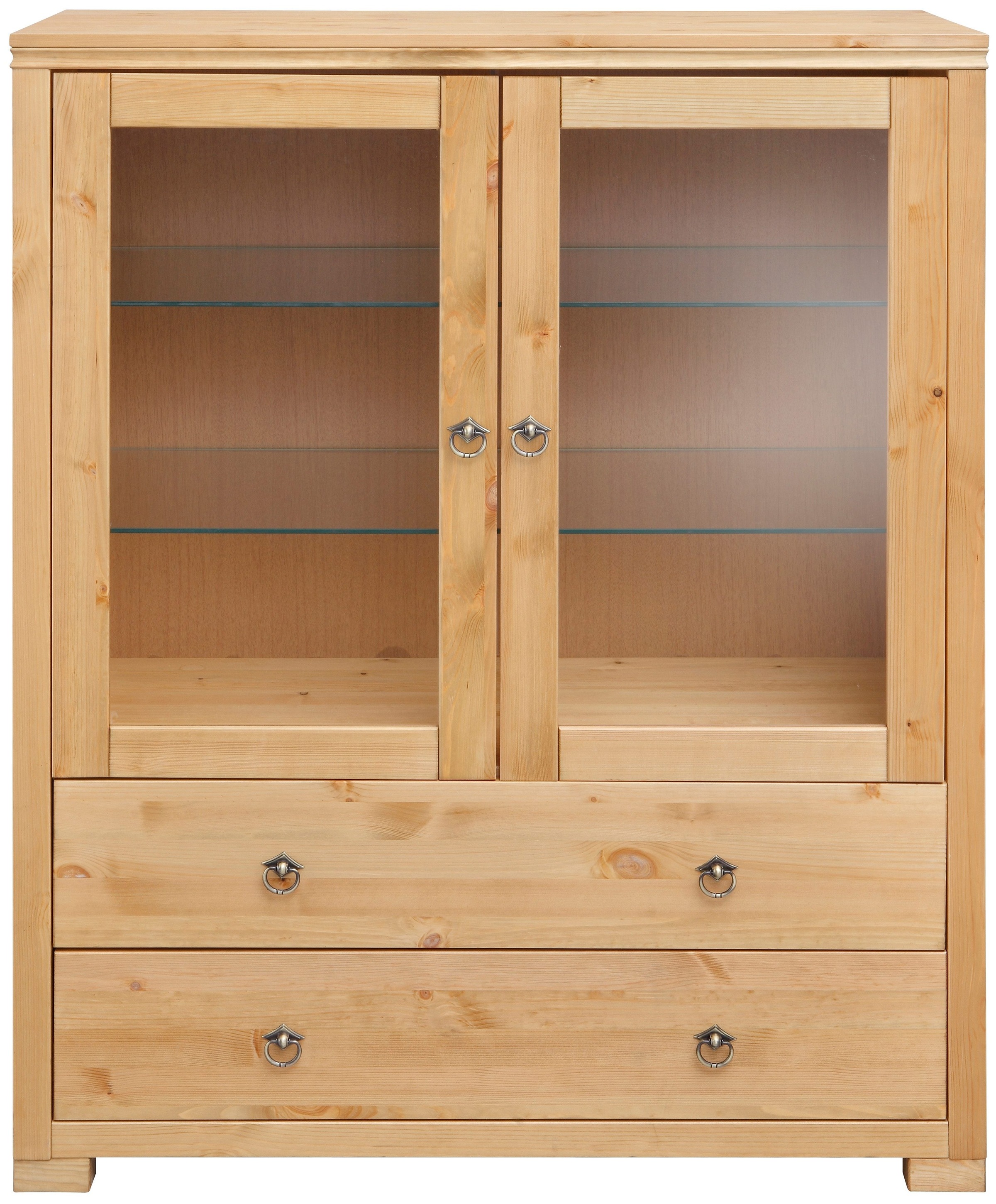 OTTO home Highboard "Gotland" Vitrine, Breite 101 cm, Türen mit Glaseinsätz günstig online kaufen