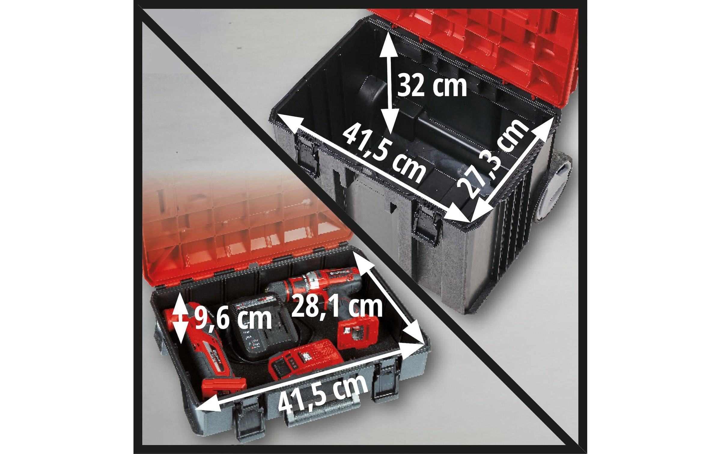 Einhell Werkzeugkoffer »E-Case Tower«