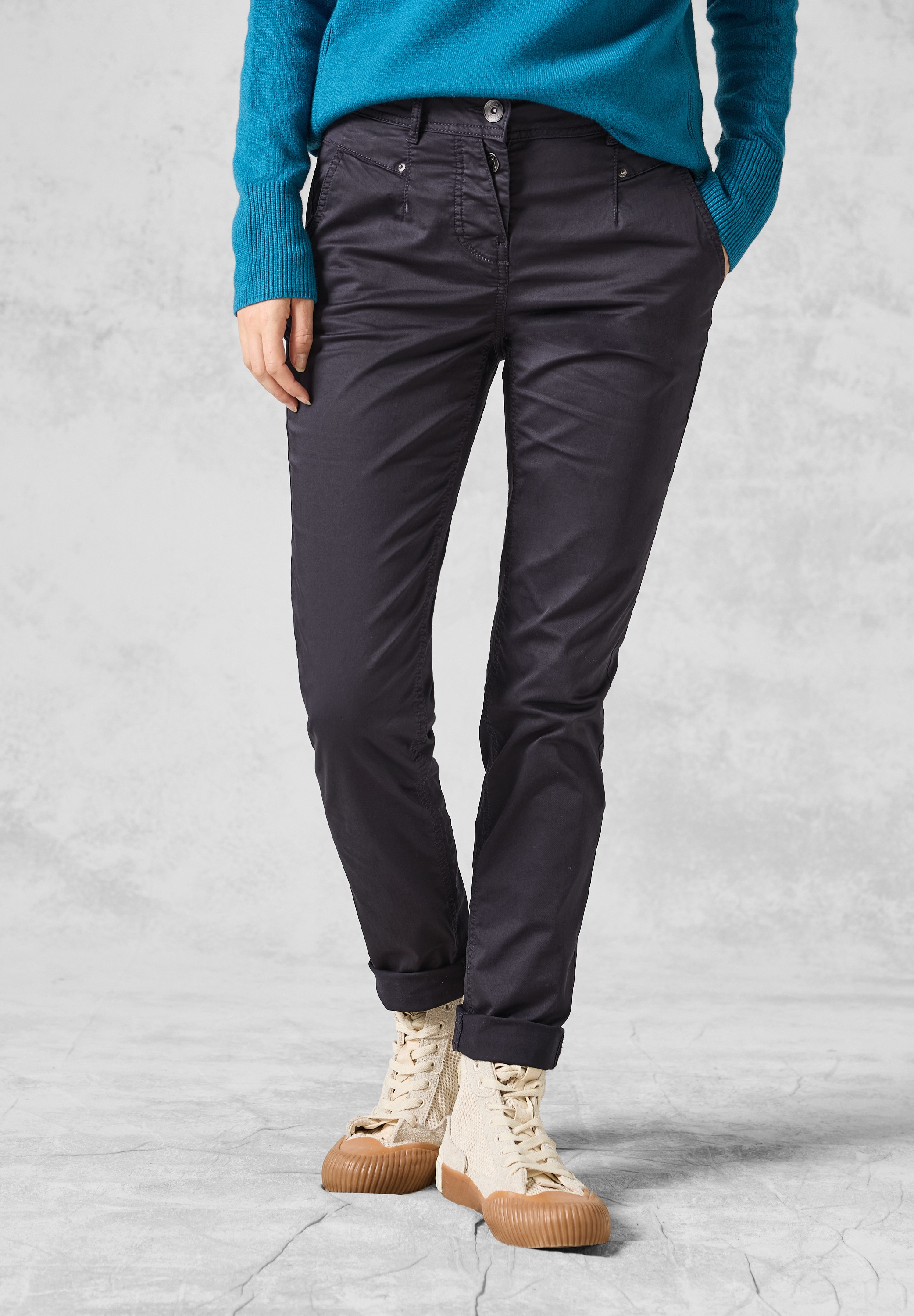 Boyfriend-Hose, 4-Pocket Style