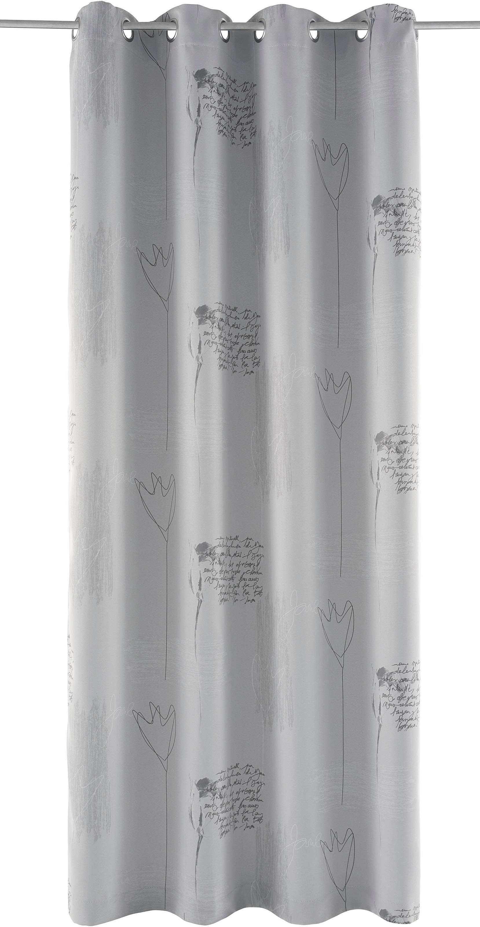 my home "AMSTERDAM" Ösen 1 Stk. tlg. blickdicht, bedruckt, 135x235 cm günstig online kaufen