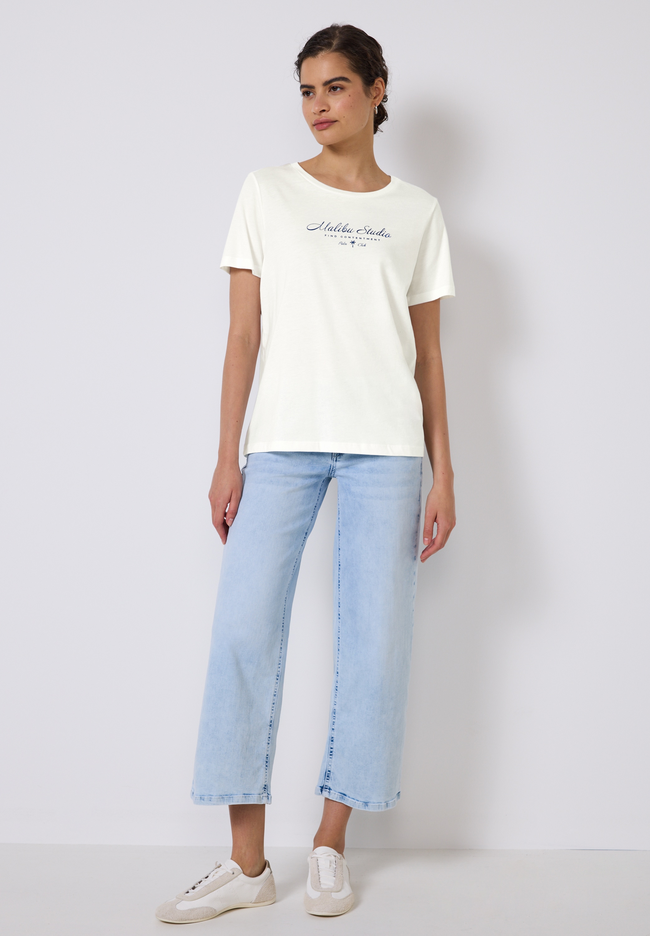 STREET ONE STUDIO T-Shirt, im soften Baumwoll-Mix