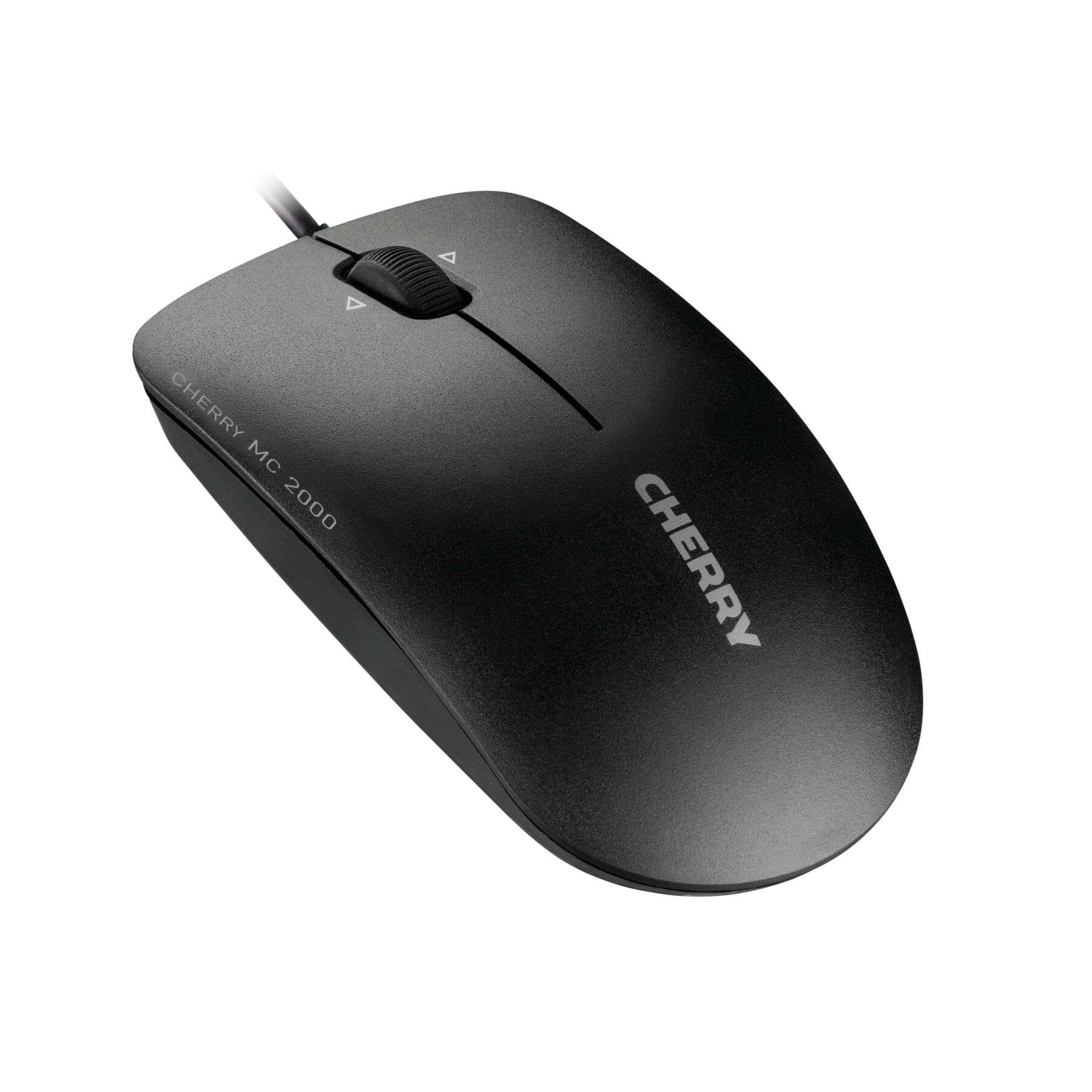 Cherry Maus »MC 2000 Kabelgebundene Maus mit schwenkbarem Rad, Schwarz, USB«