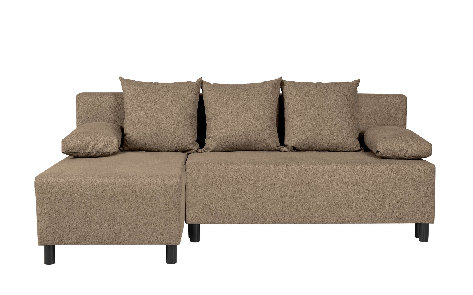 Home affaire Ecksofa "IWALANI, Schlafsofa mit Bettkasten, Recamiere beidsei günstig online kaufen