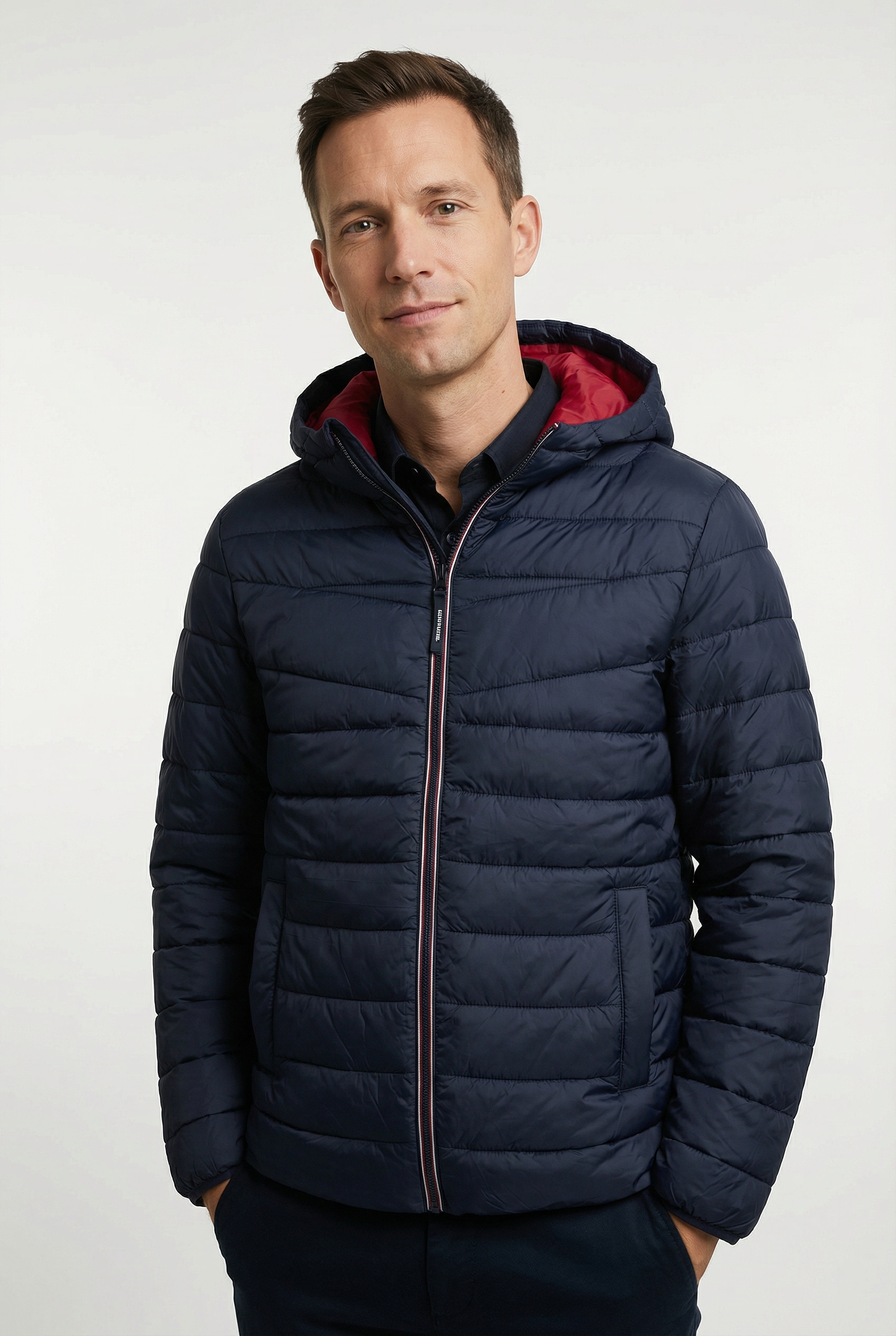 Jack & Jones Steppjacke "JJWEST LIGHT PUFFER HOOD" mit Kapuze günstig online kaufen