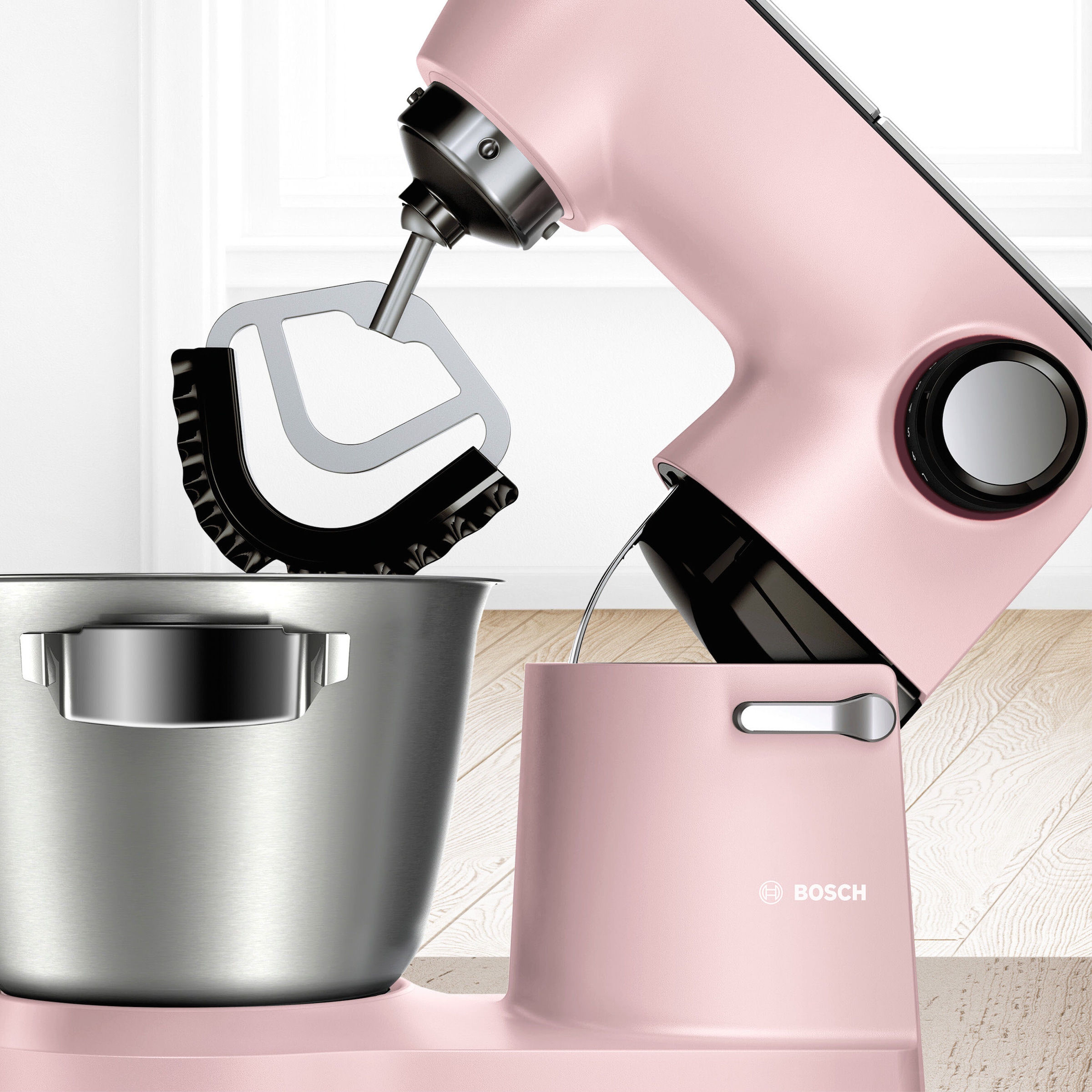 BOSCH Küchenmaschine »MUM9A66N00 OptiMUM«, Profi-Patisserie-Set, Planetenrührwerk, pastelrosé