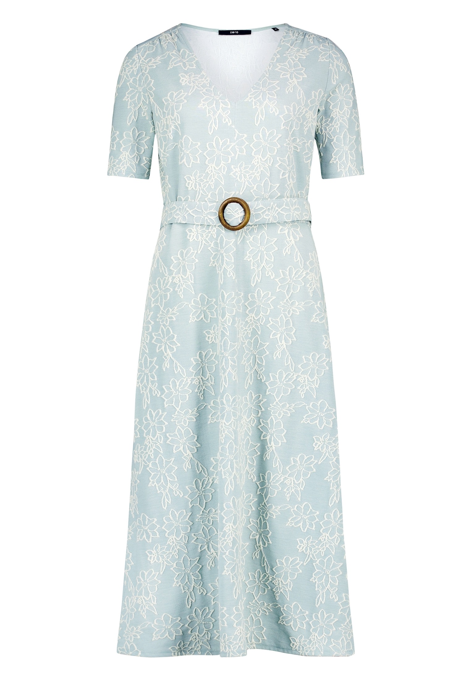 Zero Midikleid »Damen mit Gürtel« Ohne Tasche Material.