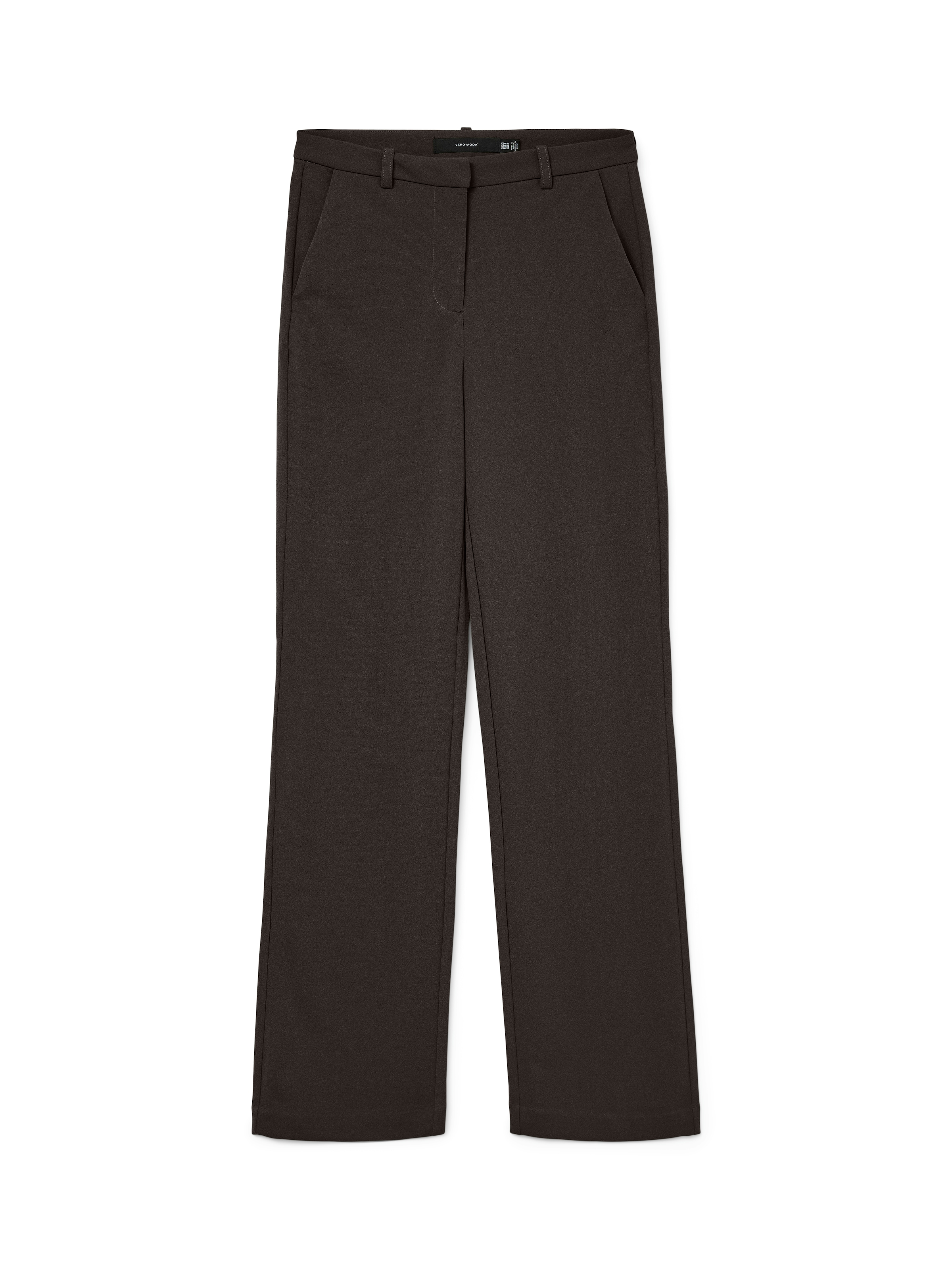 Vero Moda Anzughose »VMZAMIRA MW SLIM STRAIGHT PANT NOOS«, mit Gürtelschlaufen